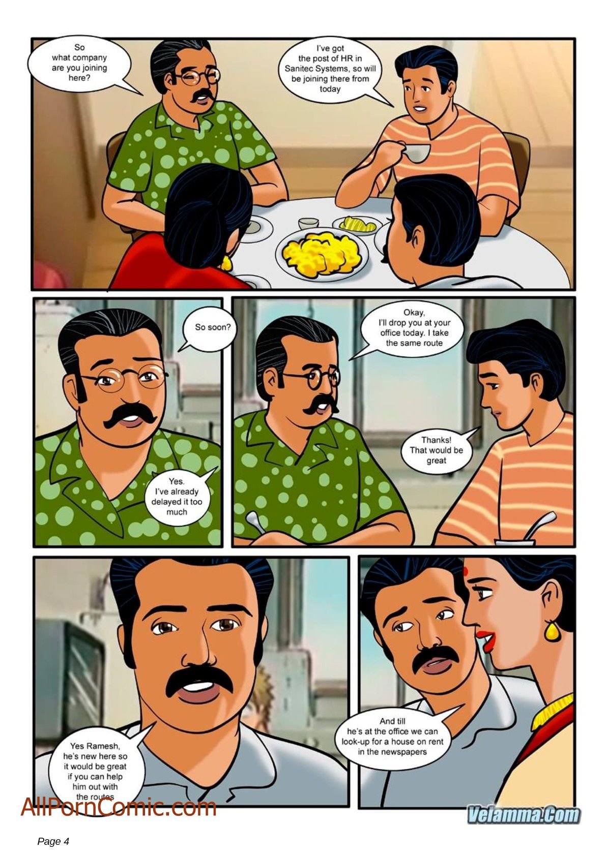 Velamma [Velamma] 9 . Velamma - Chapter 9 - Taking Virginity [Velamma] – page 4