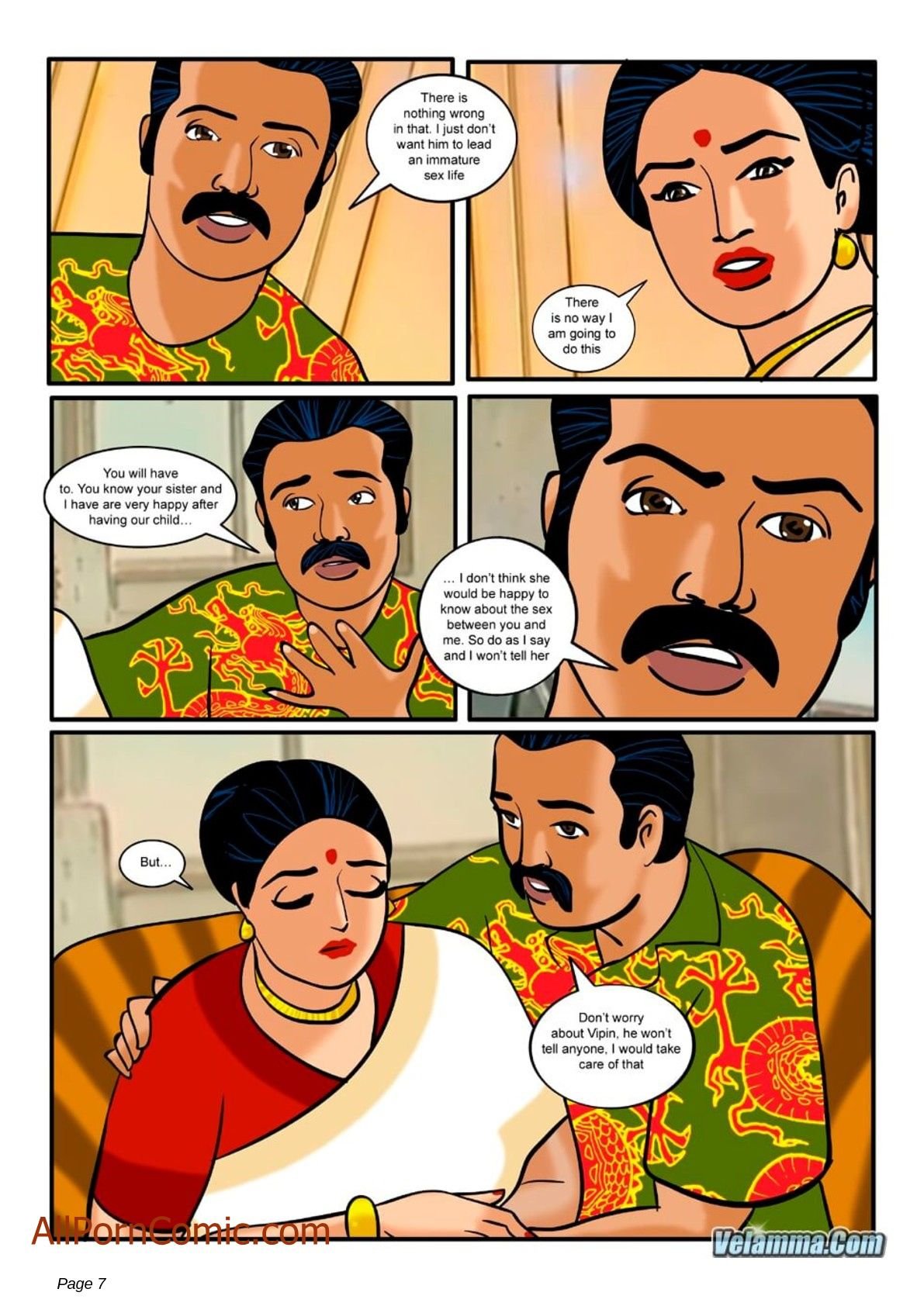 Velamma [Velamma] 9 . Velamma - Chapter 9 - Taking Virginity [Velamma] – page 7