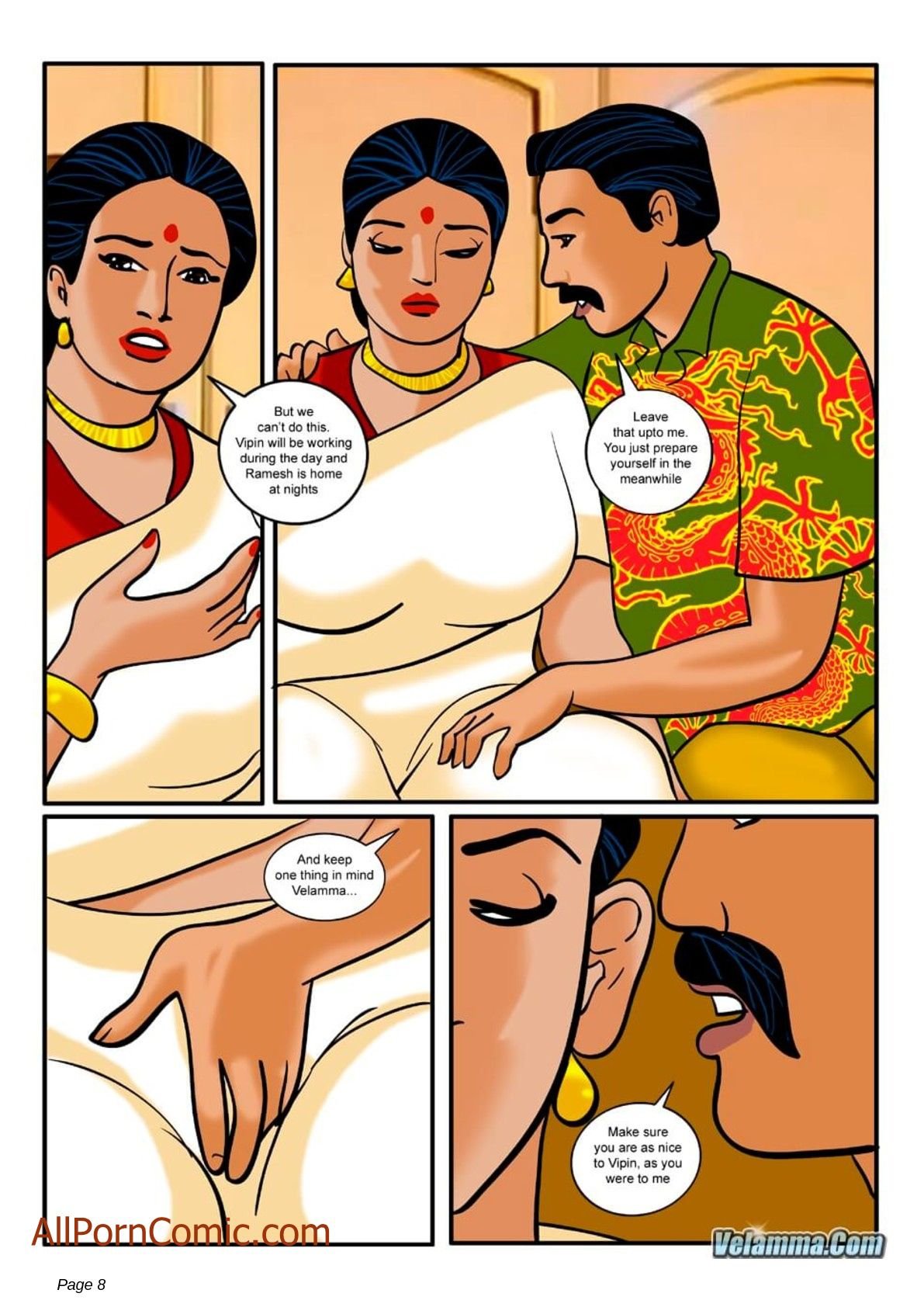 Velamma [Velamma] 9 . Velamma - Chapter 9 - Taking Virginity [Velamma] – page 8