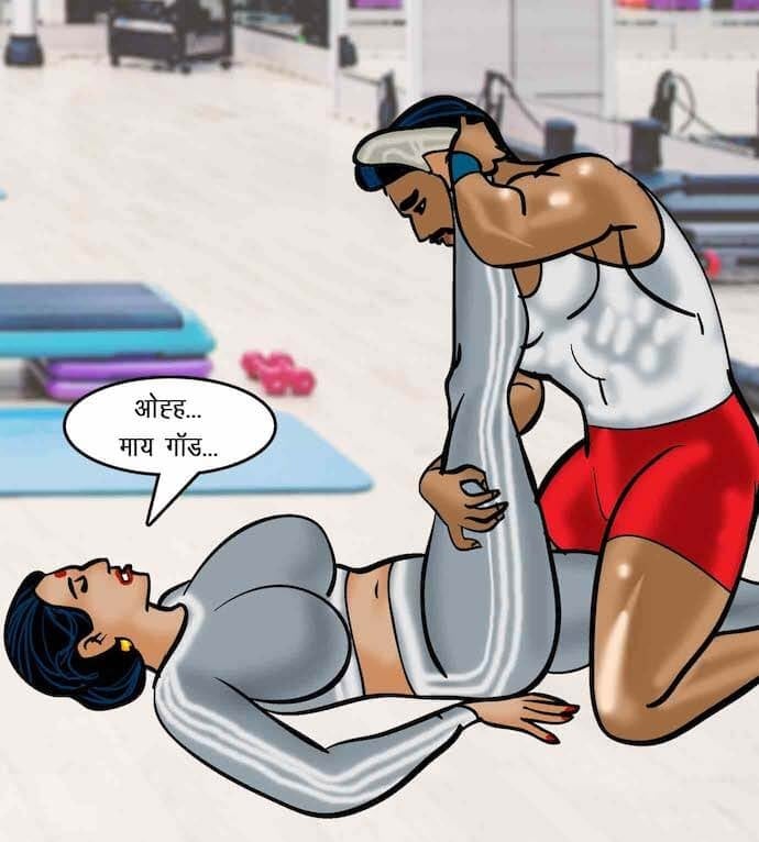 Velamma [Velamma] 75.5 . Velamma - Hindi - Chapter 75 - सेक्सी कसरत [Velamma] – page 75