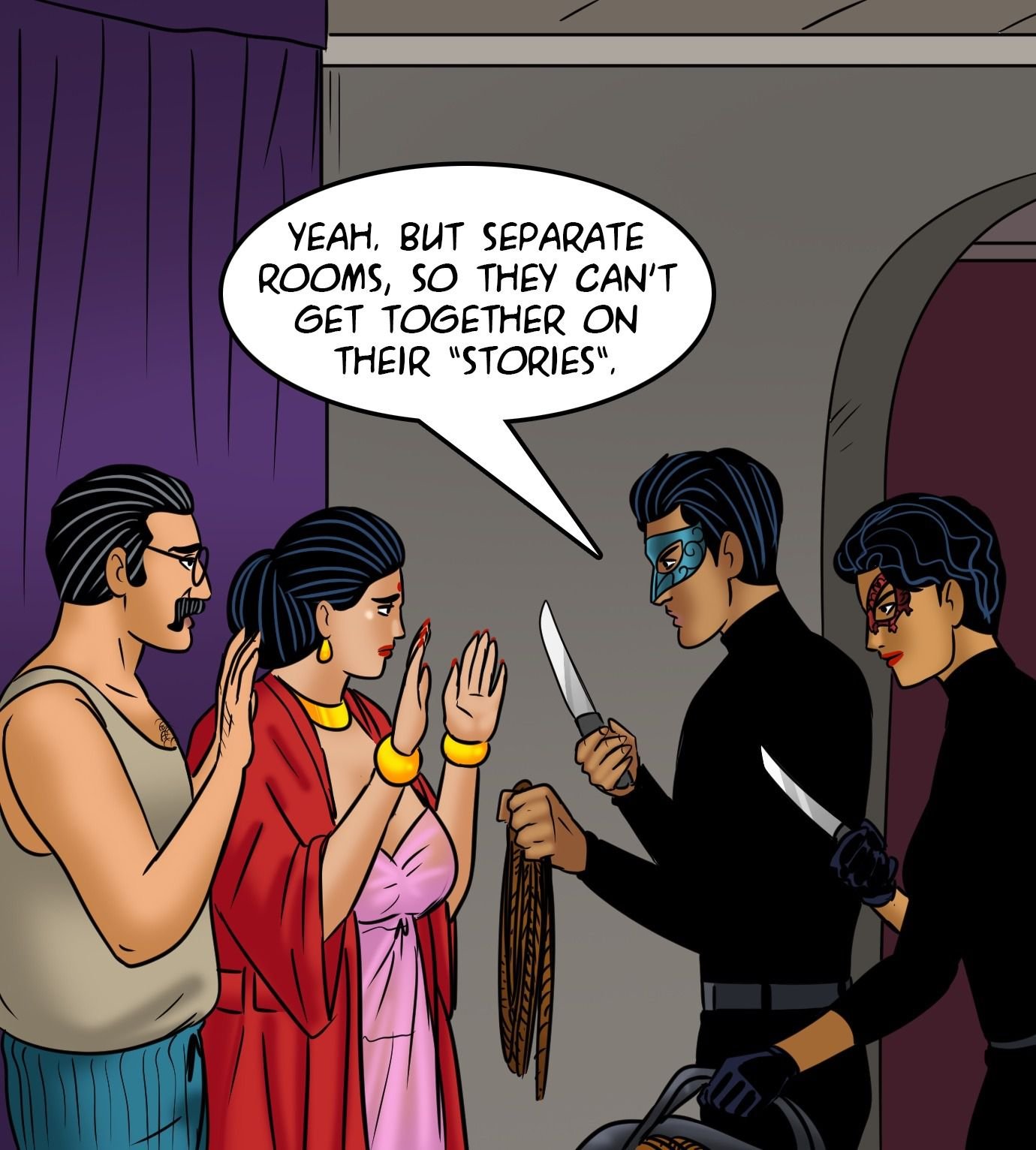 Velamma [Velamma] 112 . Velamma - Chapter 112 - Home Invasion [Velamma] – page 35