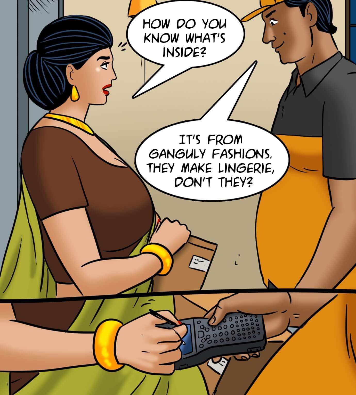 Velamma [Velamma] 106 . Velamma - Chapter 106 - Filling Someone Else's... Shoes [Velamma] – page 3