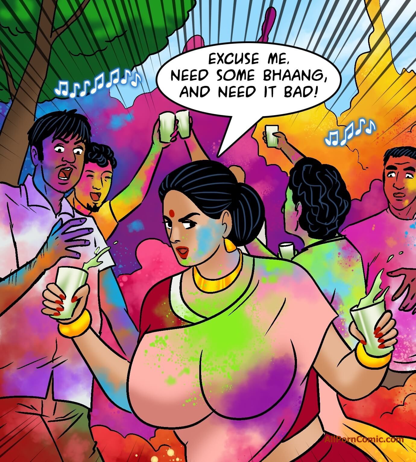 Velamma [Velamma] 102 . Velamma - Chapter 102 - Bhaang-ed Up [Velamma] – page 86