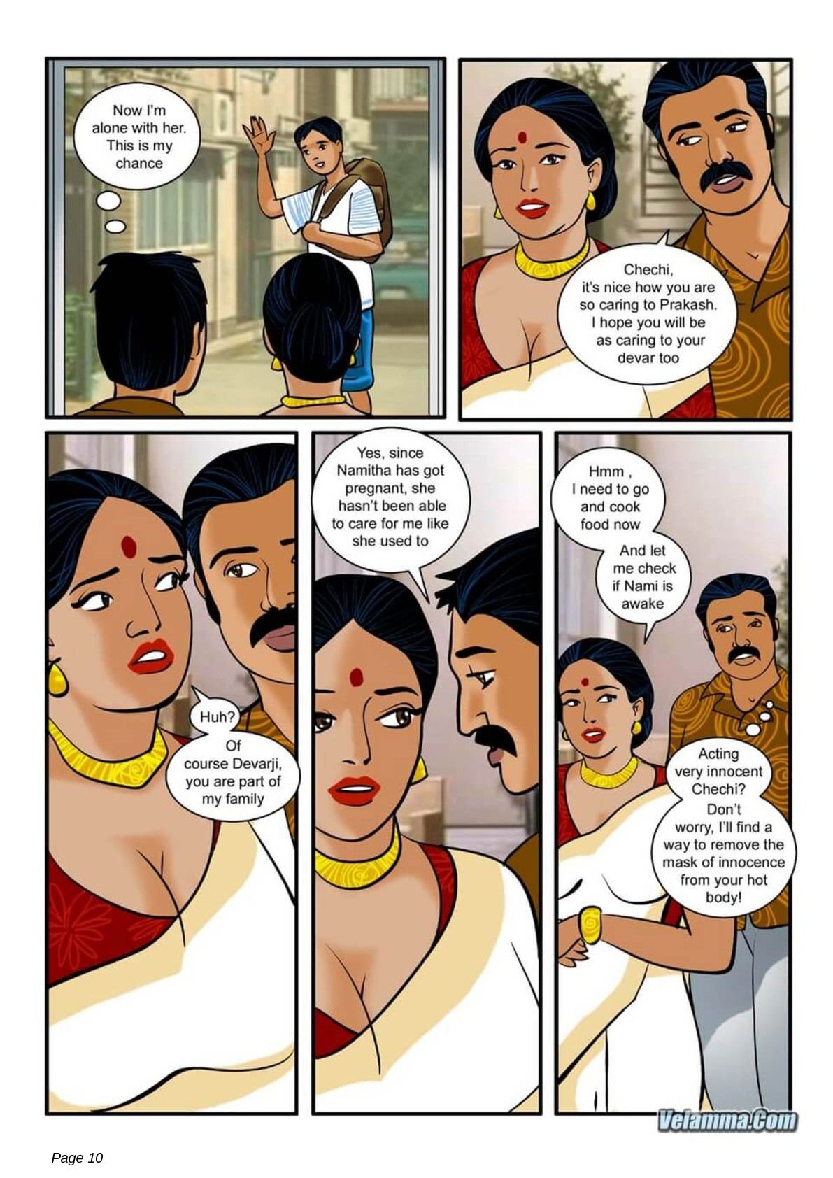 Velamma [Velamma] 3 . Velamma - Chapter 3 - How Far Would You Go For Your Family [Velamma] – page 10