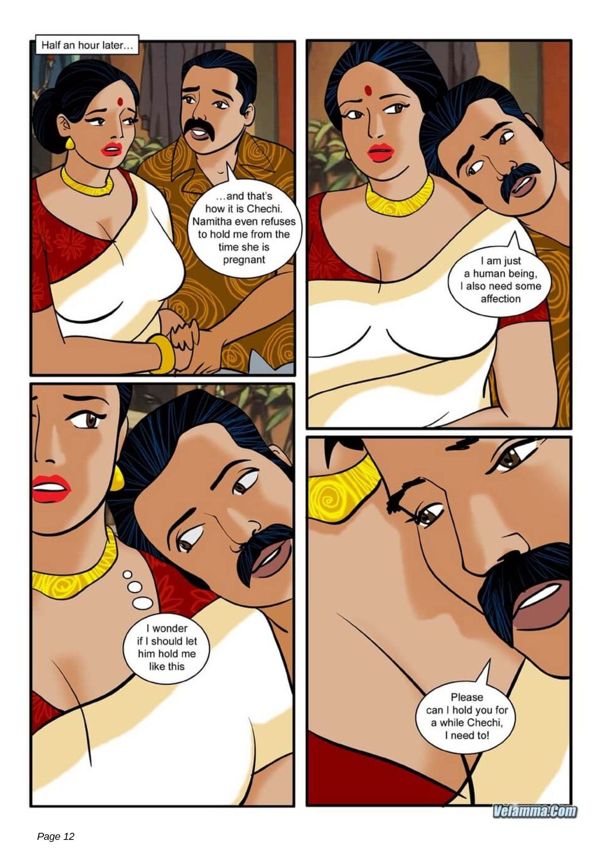 Velamma [Velamma] 3 . Velamma - Chapter 3 - How Far Would You Go For Your Family [Velamma] – page 12
