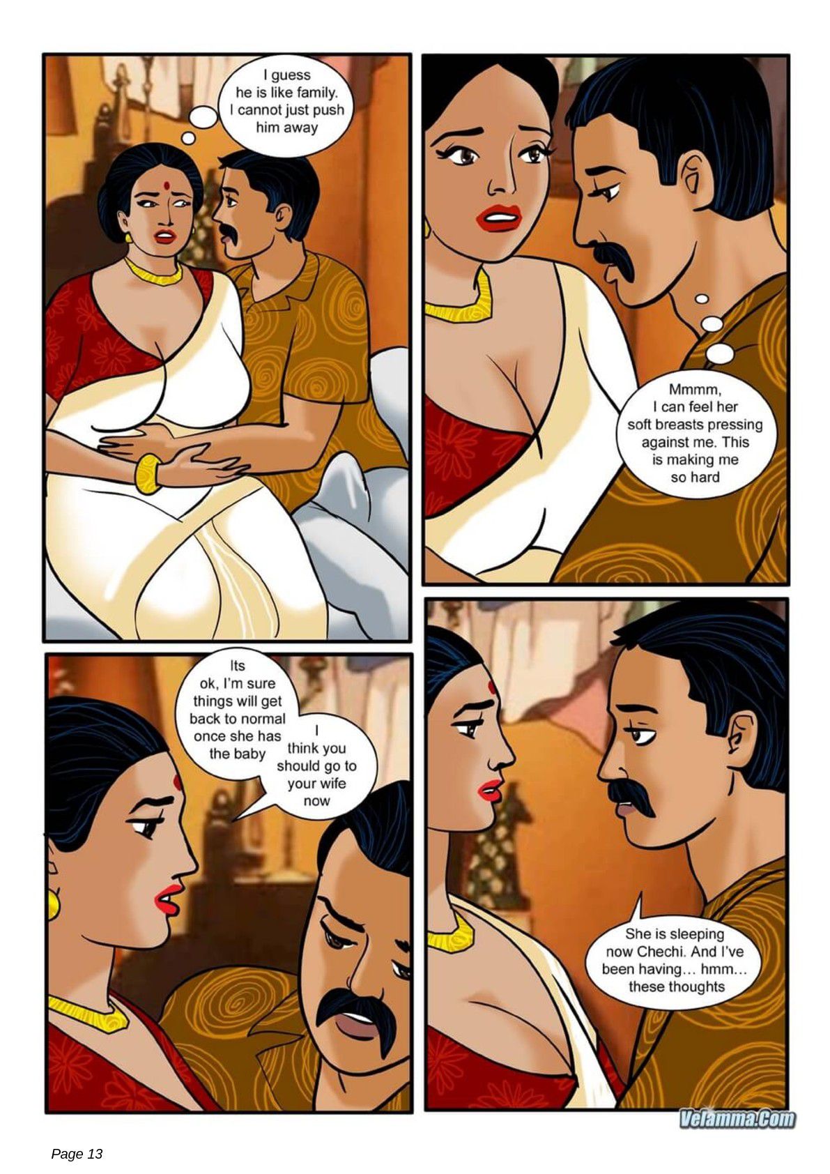 Velamma [Velamma] 3 . Velamma - Chapter 3 - How Far Would You Go For Your Family [Velamma] – page 13