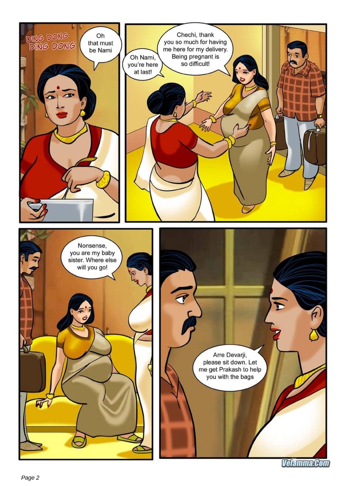 Velamma [Velamma] 3 . Velamma - Chapter 3 - How Far Would You Go For Your Family [Velamma] – page 2