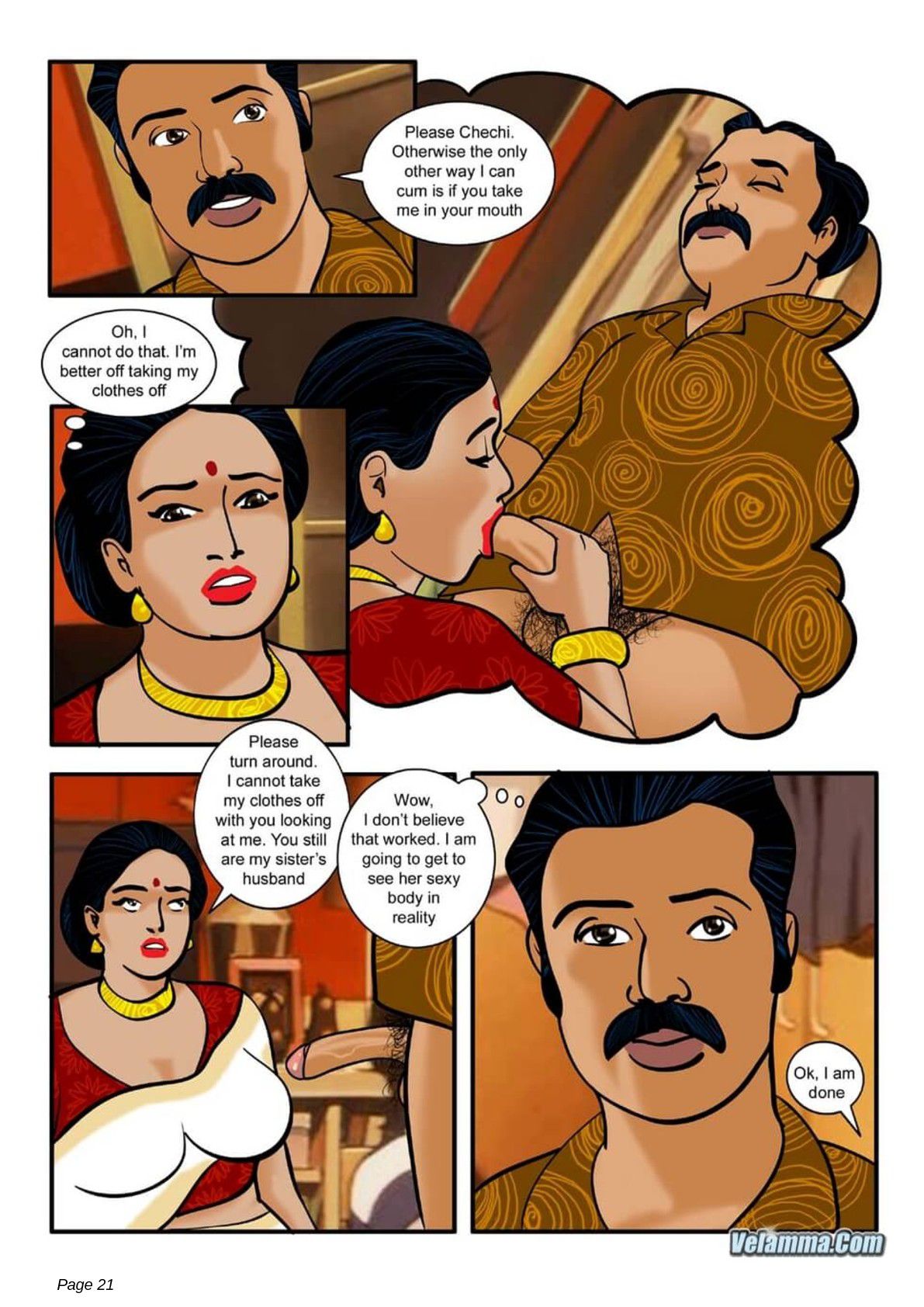 Velamma [Velamma] 3 . Velamma - Chapter 3 - How Far Would You Go For Your Family [Velamma] – page 21