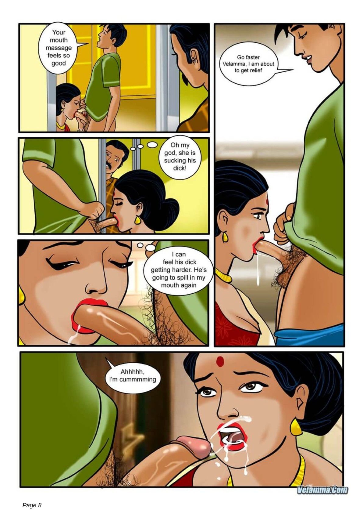 Velamma [Velamma] 3 . Velamma - Chapter 3 - How Far Would You Go For Your Family [Velamma] – page 8