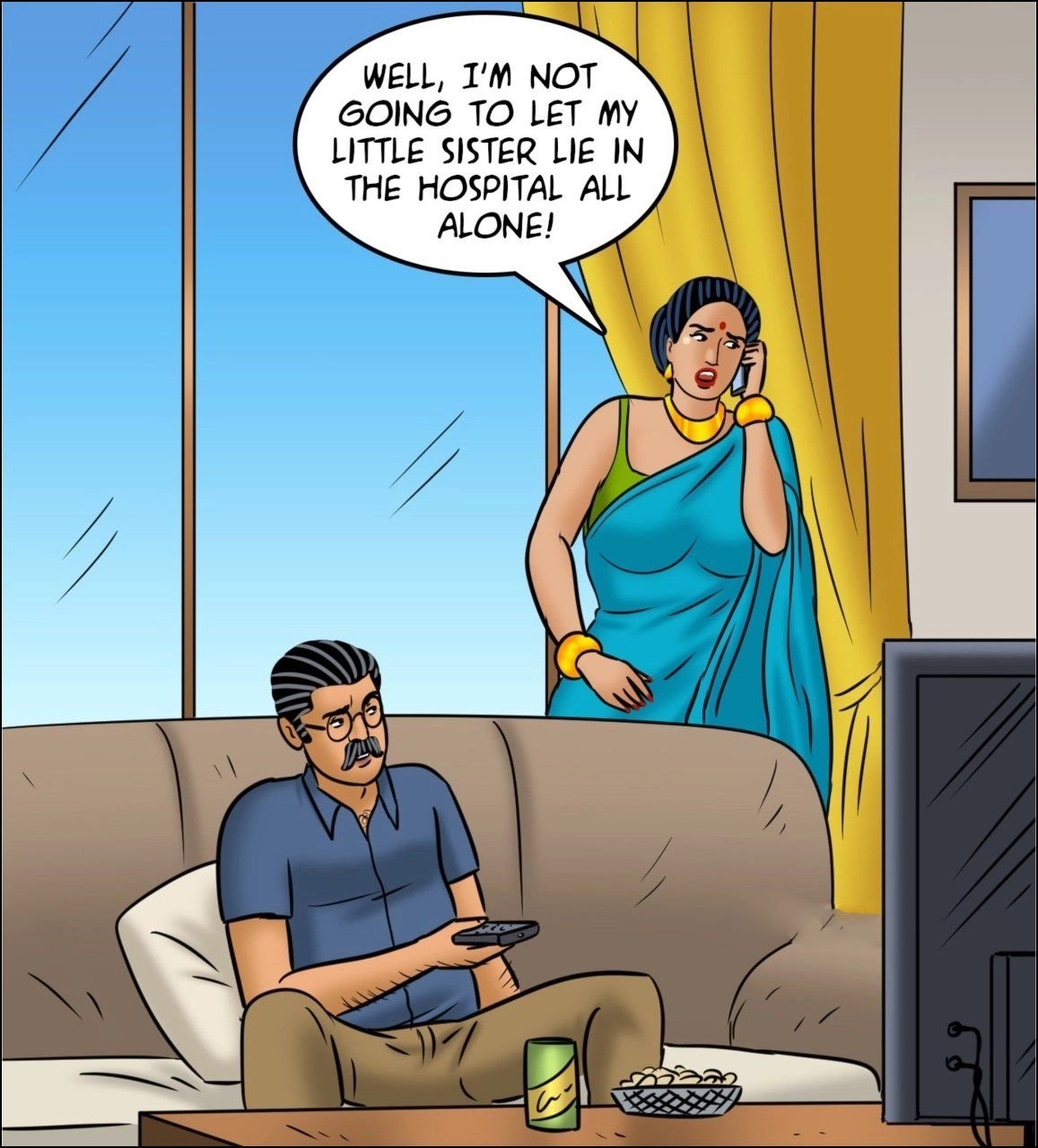 Velamma [Velamma] 123 . Velamma - Chapter 123 - Fear of Flying [Velamma] – page 25