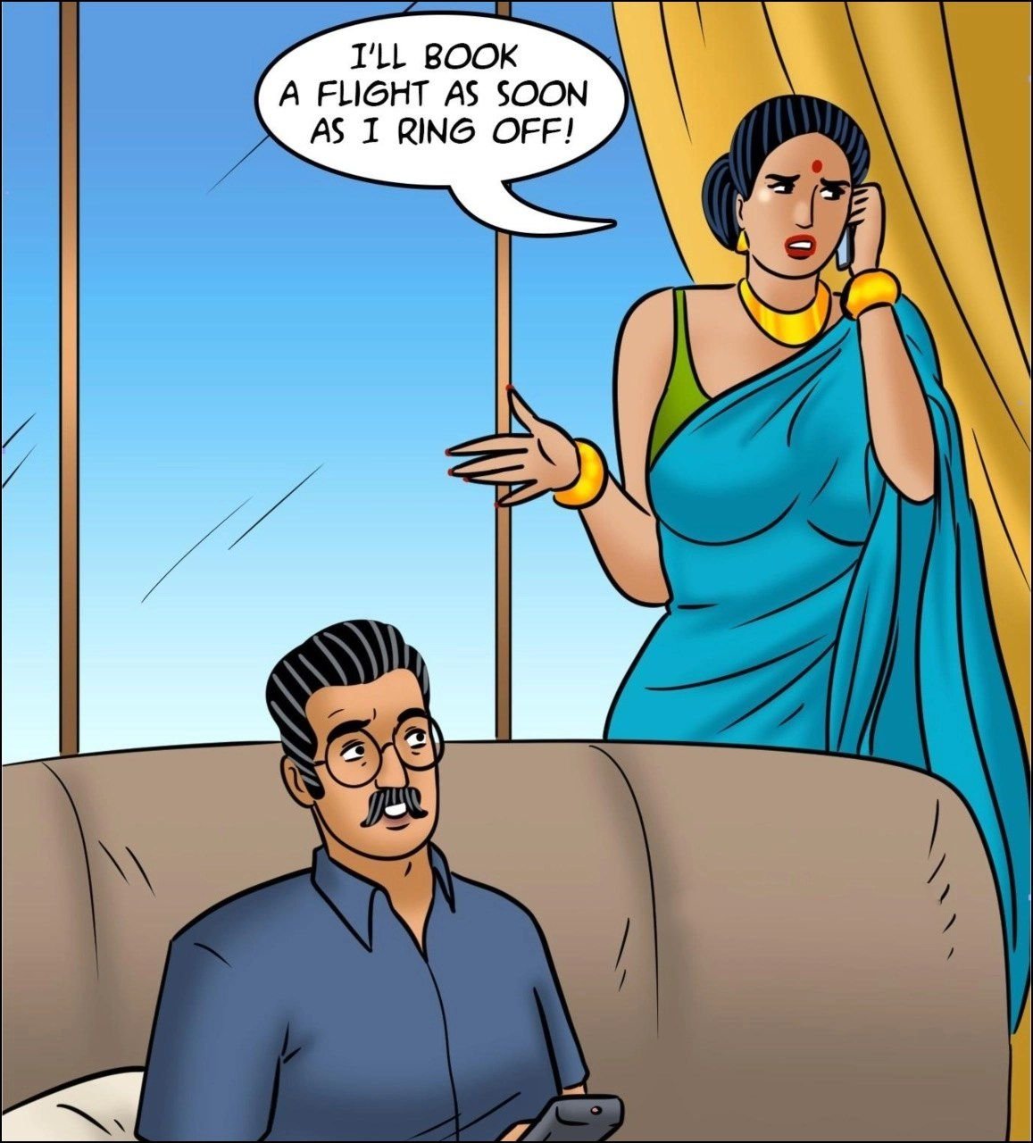 Velamma [Velamma] 123 . Velamma - Chapter 123 - Fear of Flying [Velamma] – page 26
