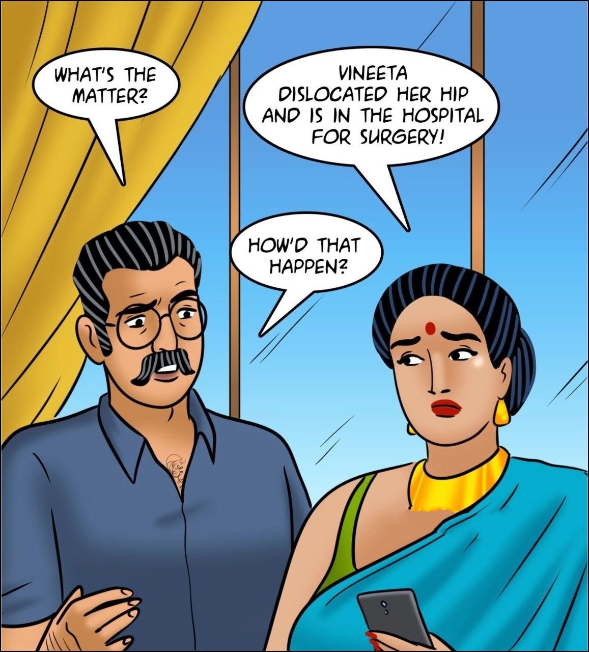 Velamma [Velamma] 123 . Velamma - Chapter 123 - Fear of Flying [Velamma] – page 27