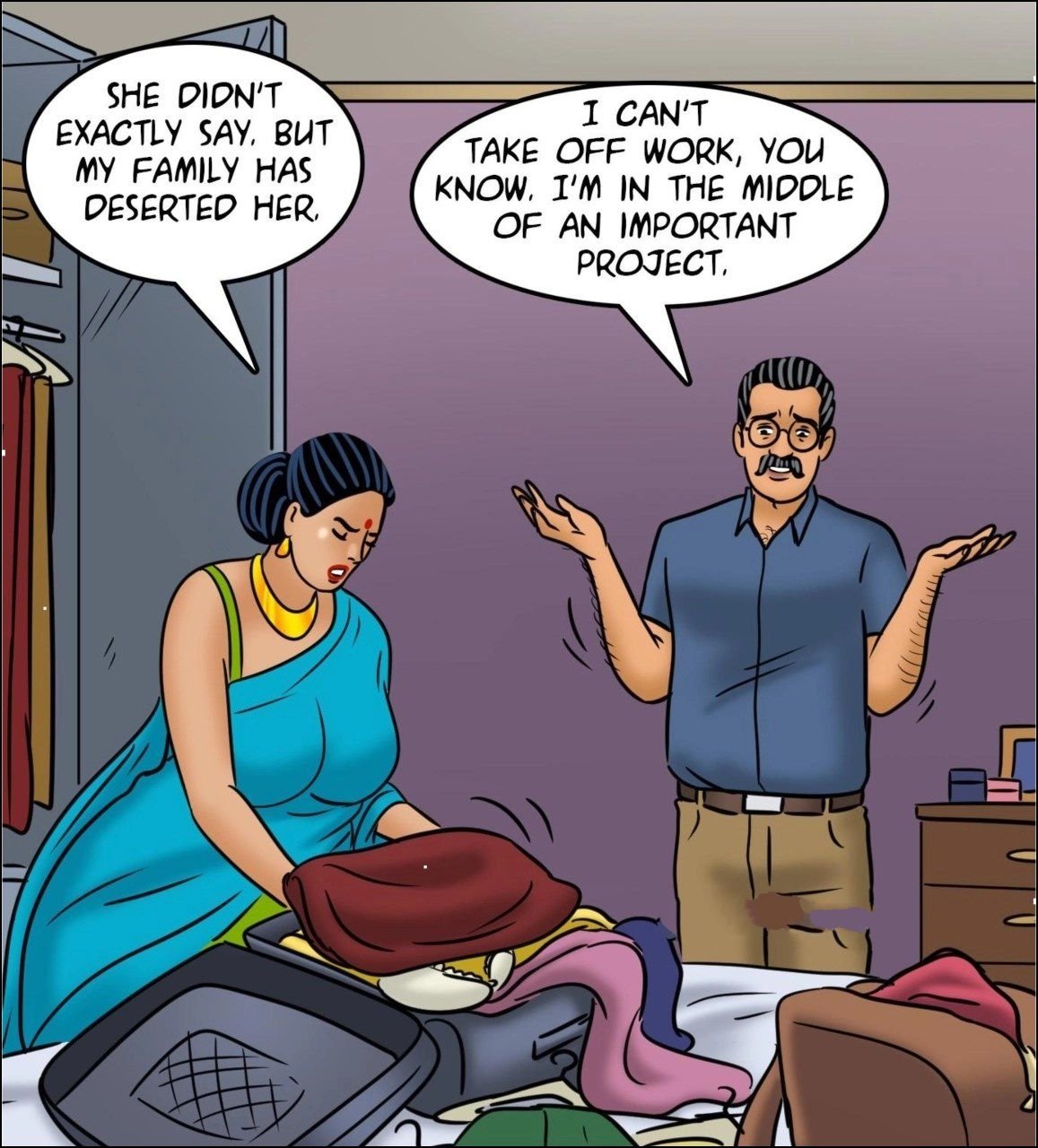 Velamma [Velamma] 123 . Velamma - Chapter 123 - Fear of Flying [Velamma] – page 28