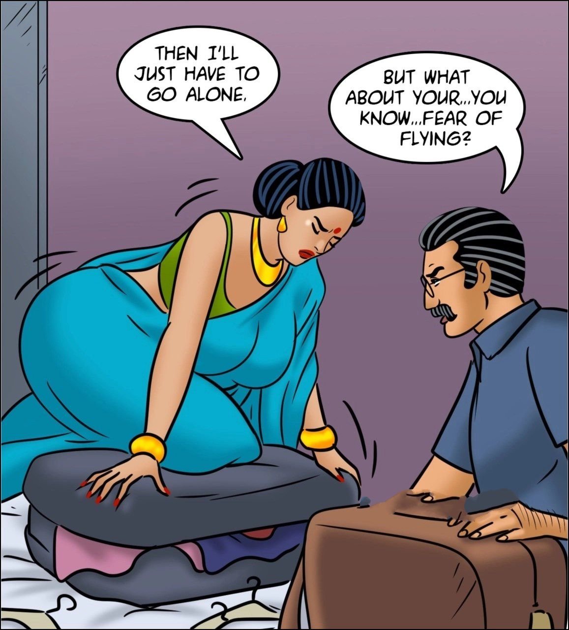 Velamma [Velamma] 123 . Velamma - Chapter 123 - Fear of Flying [Velamma] – page 29