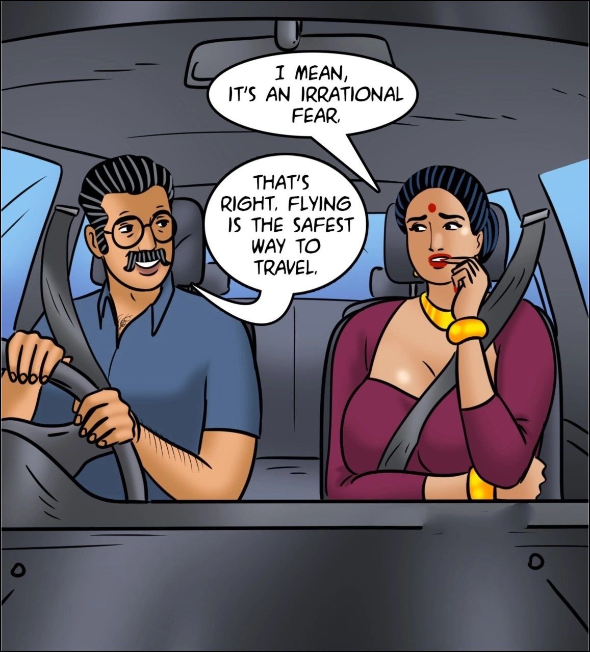 Velamma [Velamma] 123 . Velamma - Chapter 123 - Fear of Flying [Velamma] – page 31