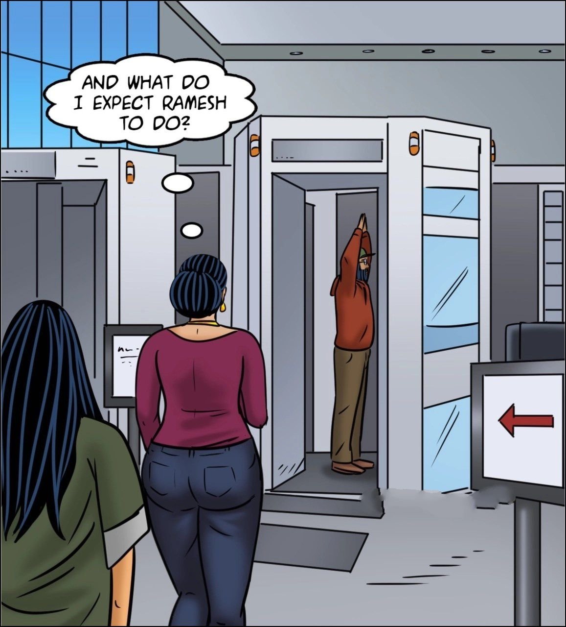 Velamma [Velamma] 123 . Velamma - Chapter 123 - Fear of Flying [Velamma] – page 33