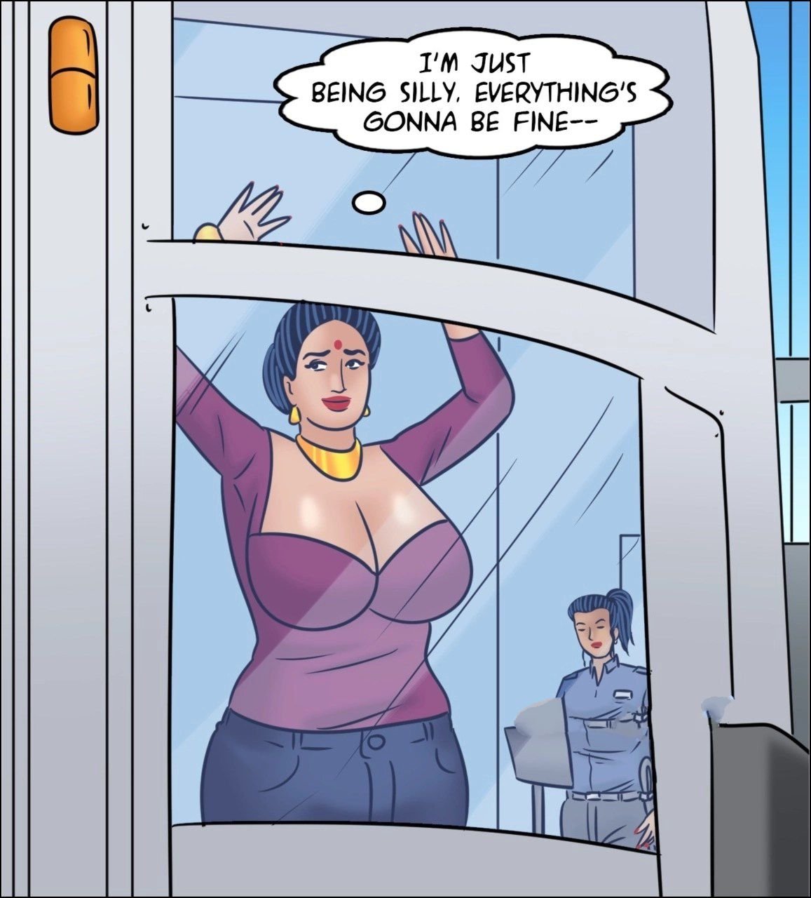 Velamma [Velamma] 123 . Velamma - Chapter 123 - Fear of Flying [Velamma] – page 35