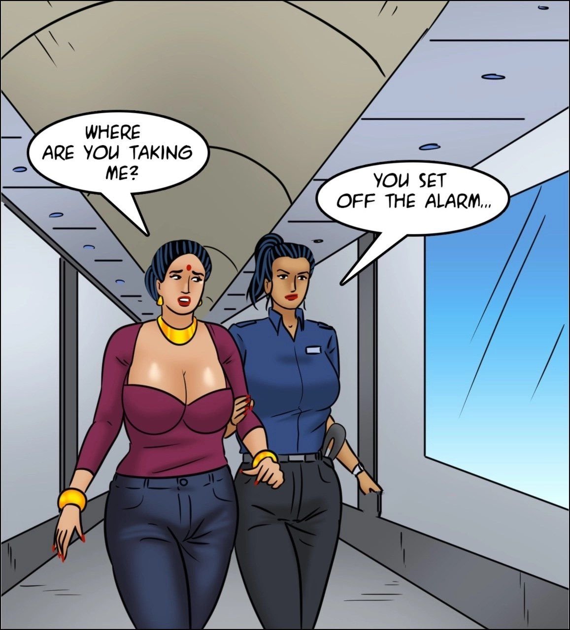 Velamma [Velamma] 123 . Velamma - Chapter 123 - Fear of Flying [Velamma] – page 37