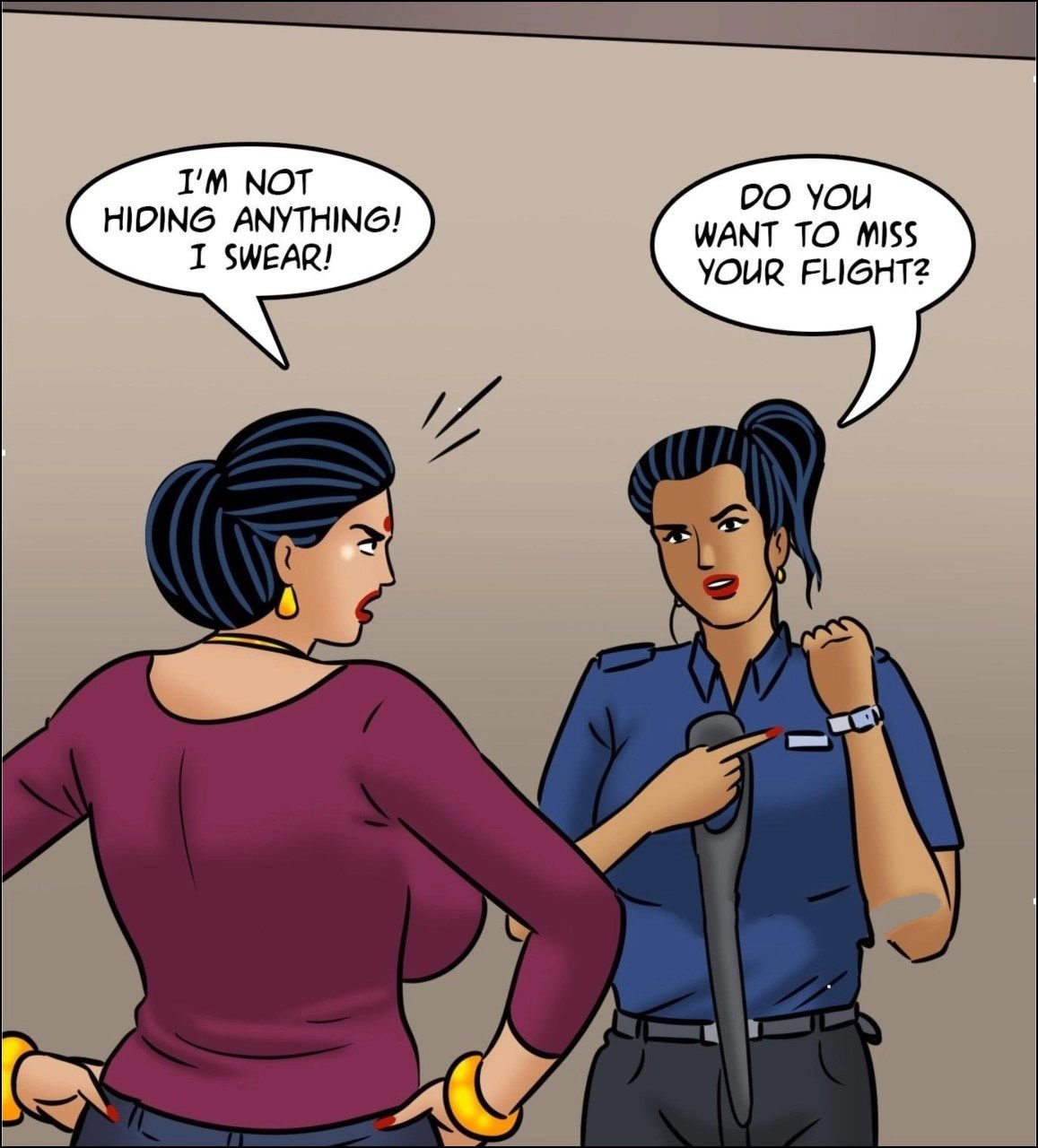 Velamma [Velamma] 123 . Velamma - Chapter 123 - Fear of Flying [Velamma] – page 42