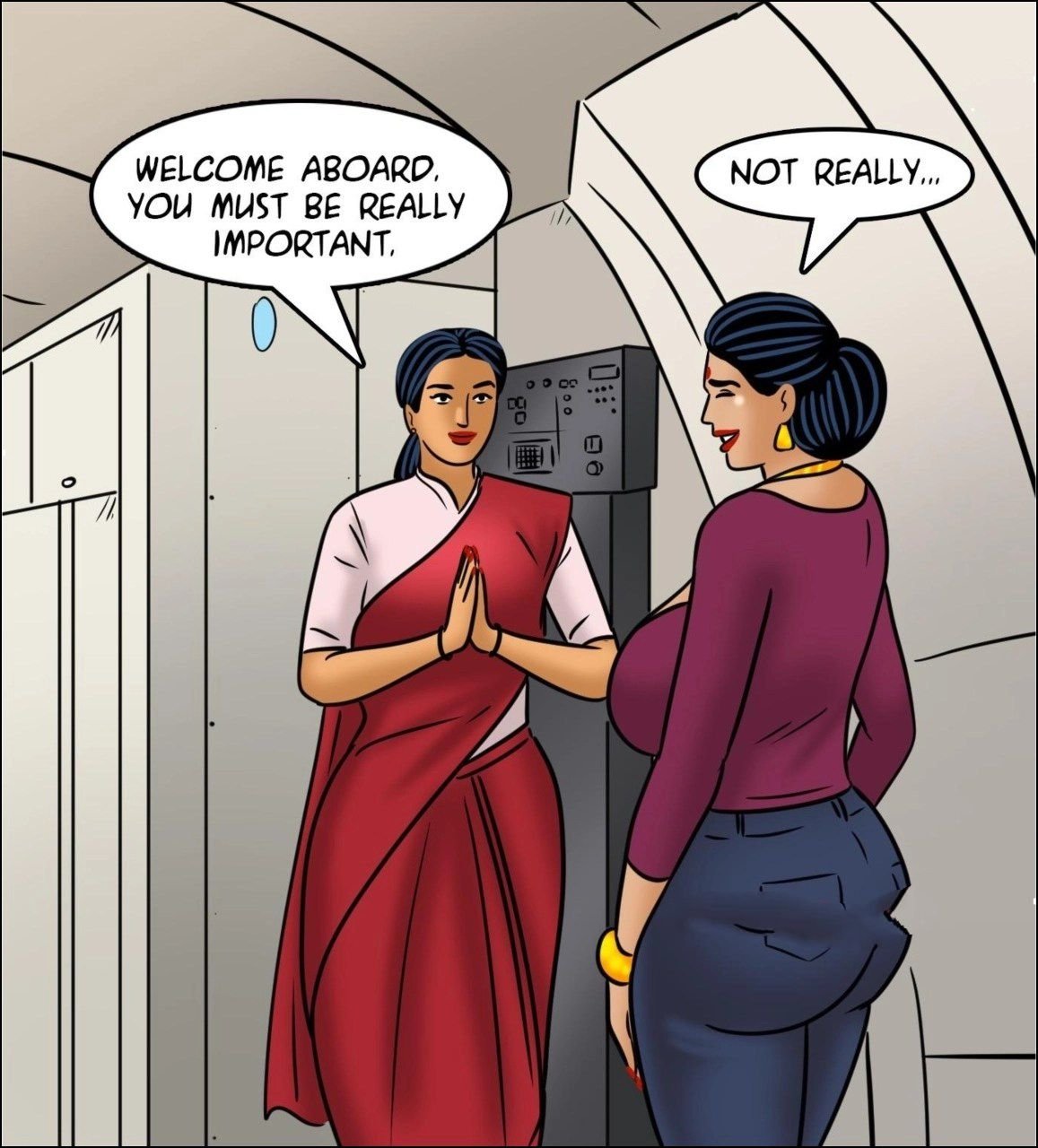 Velamma [Velamma] 123 . Velamma - Chapter 123 - Fear of Flying [Velamma] – page 72
