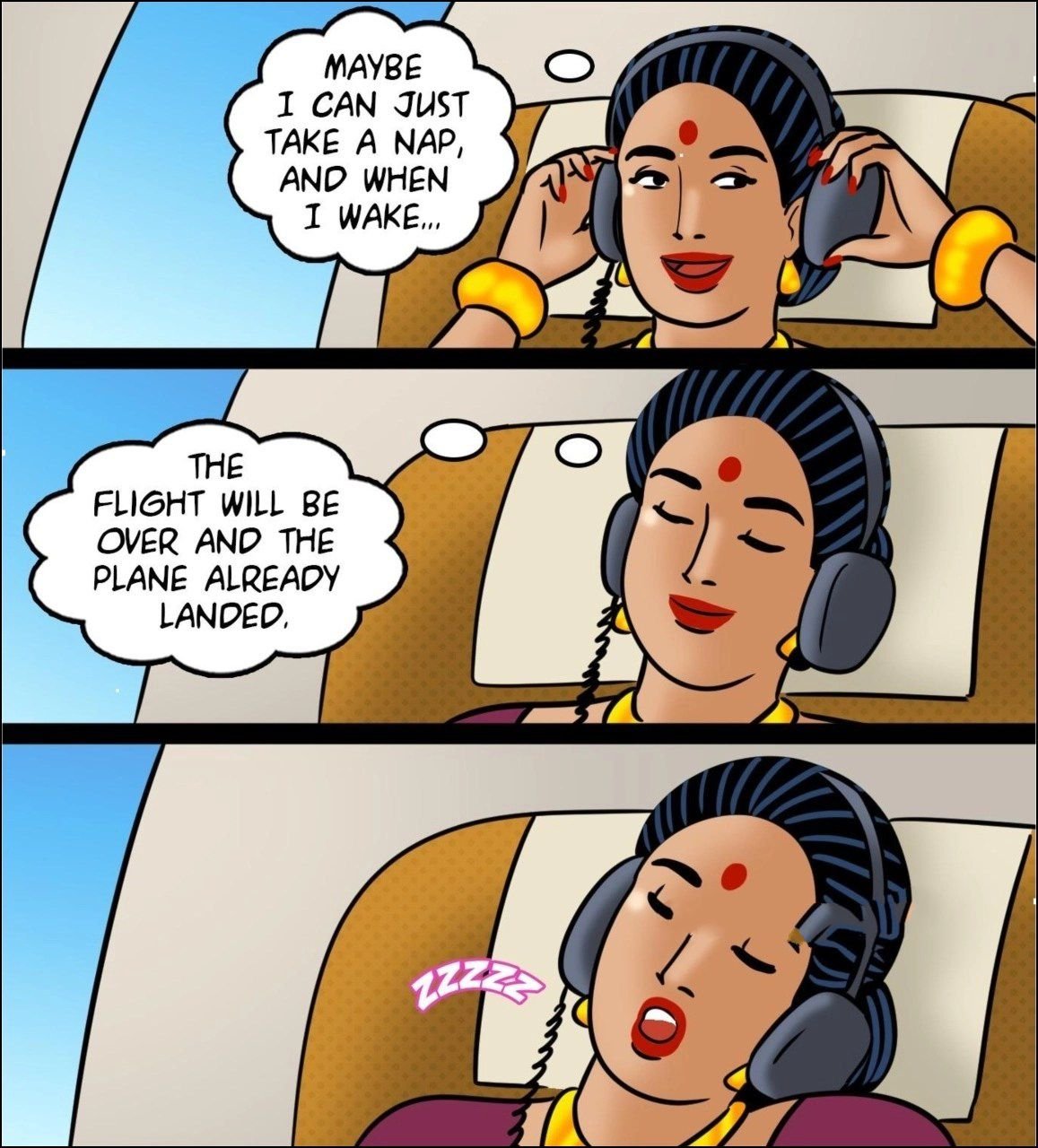 Velamma [Velamma] 123 . Velamma - Chapter 123 - Fear of Flying [Velamma] – page 74