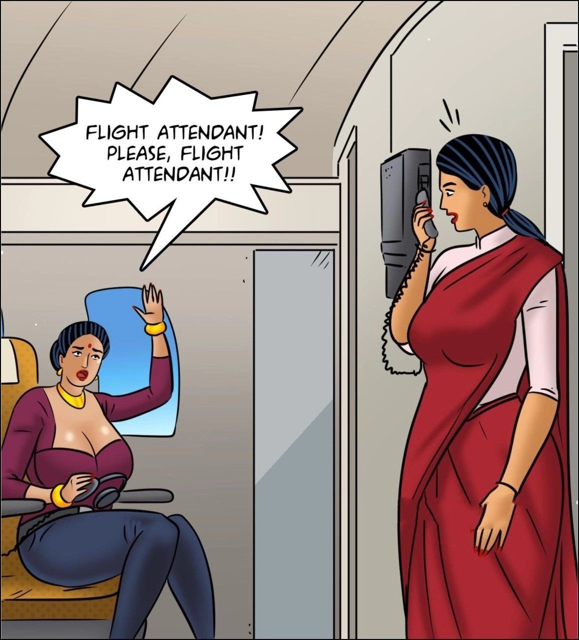 Velamma [Velamma] 123 . Velamma - Chapter 123 - Fear of Flying [Velamma] – page 76
