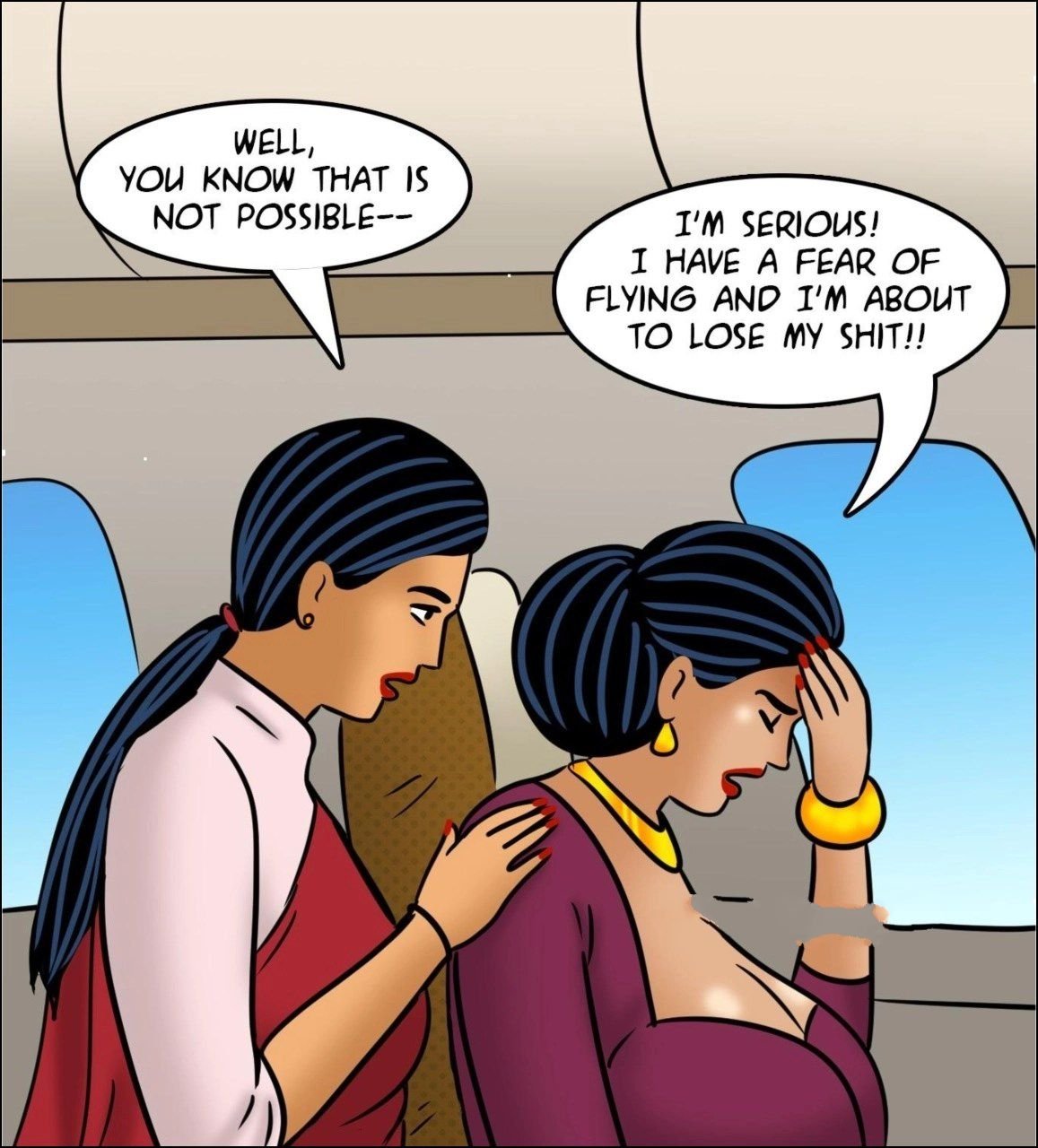 Velamma [Velamma] 123 . Velamma - Chapter 123 - Fear of Flying [Velamma] – page 78