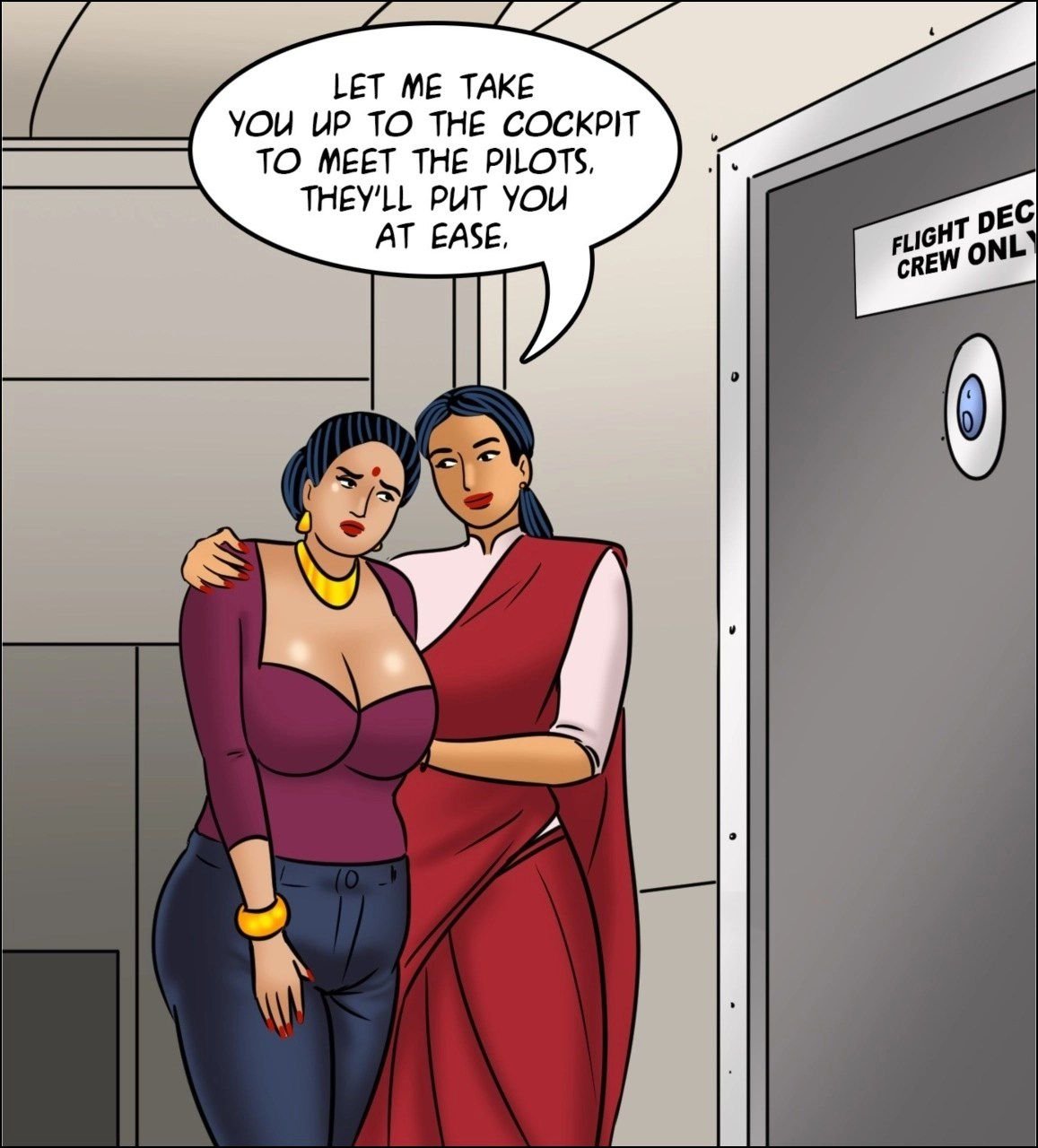 Velamma [Velamma] 123 . Velamma - Chapter 123 - Fear of Flying [Velamma] – page 79
