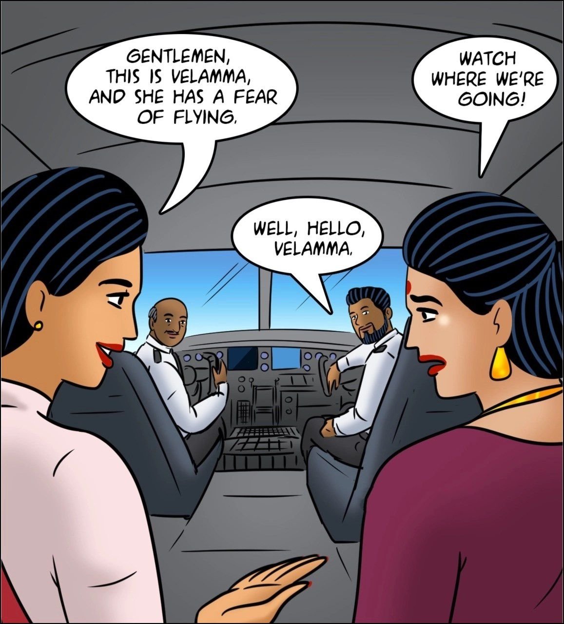 Velamma [Velamma] 123 . Velamma - Chapter 123 - Fear of Flying [Velamma] – page 81