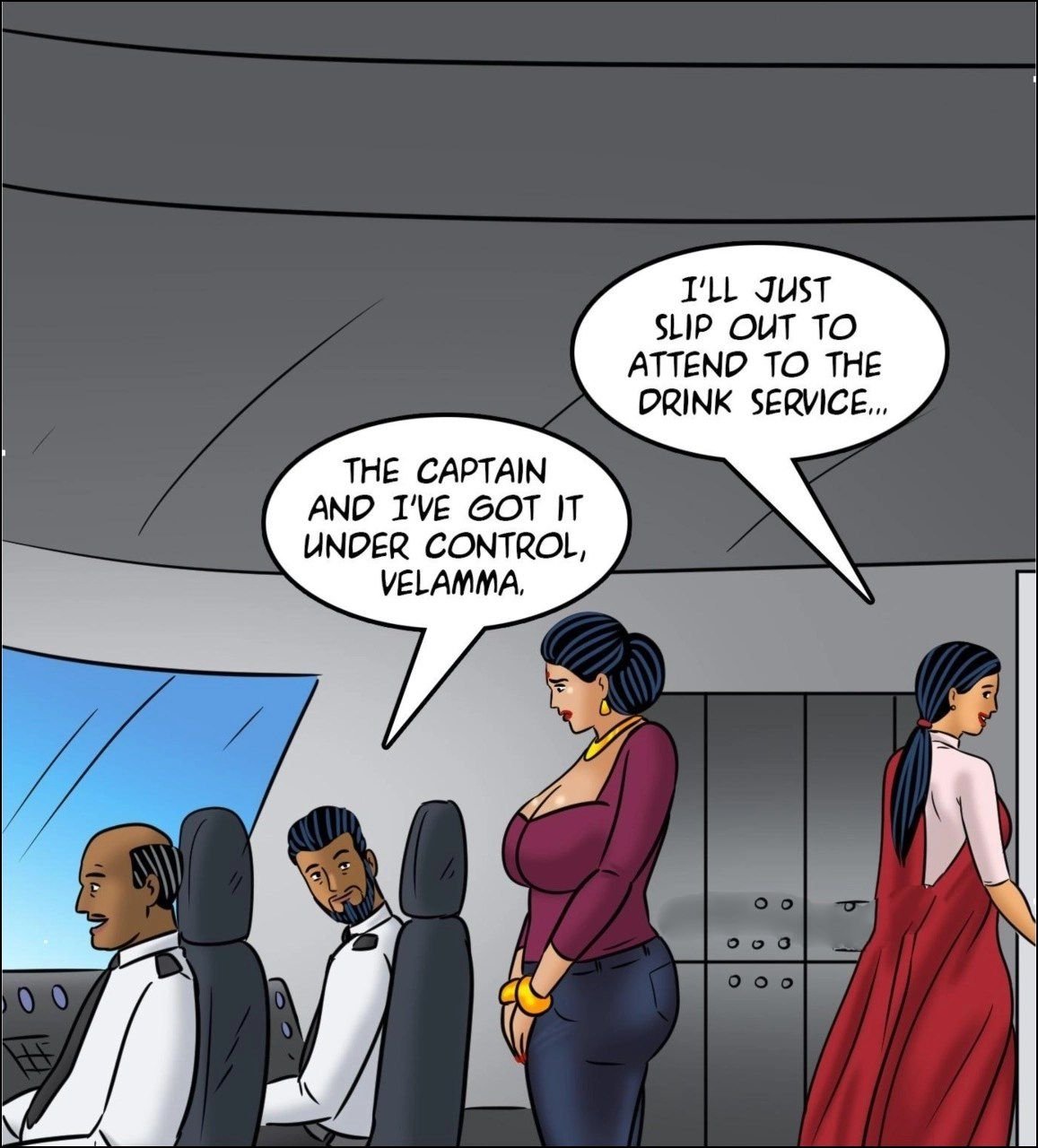 Velamma [Velamma] 123 . Velamma - Chapter 123 - Fear of Flying [Velamma] – page 82
