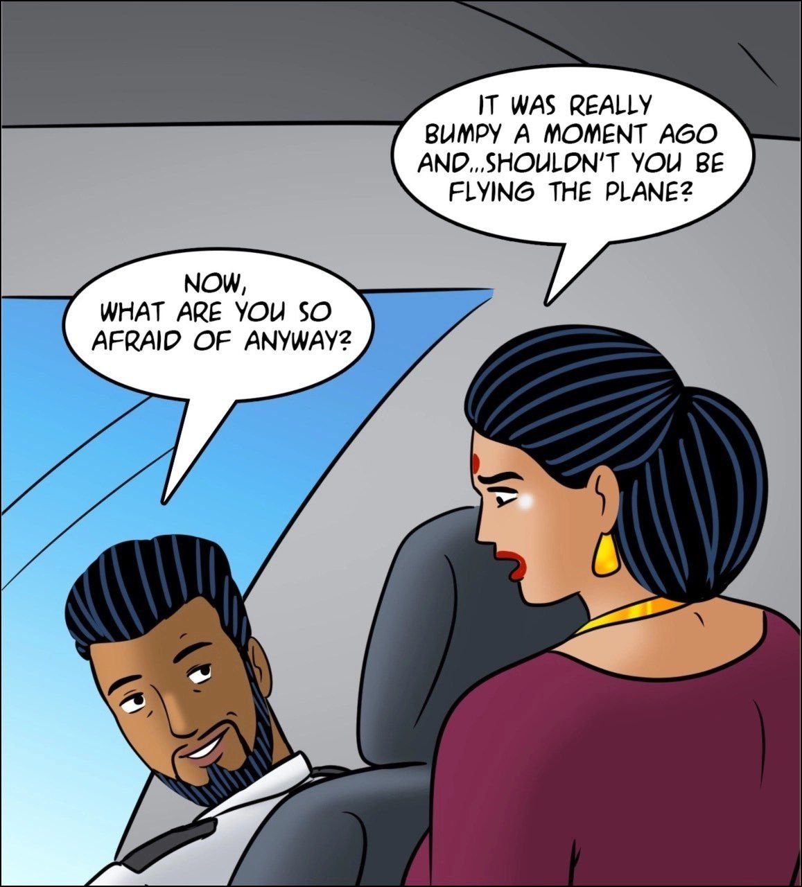 Velamma [Velamma] 123 . Velamma - Chapter 123 - Fear of Flying [Velamma] – page 83