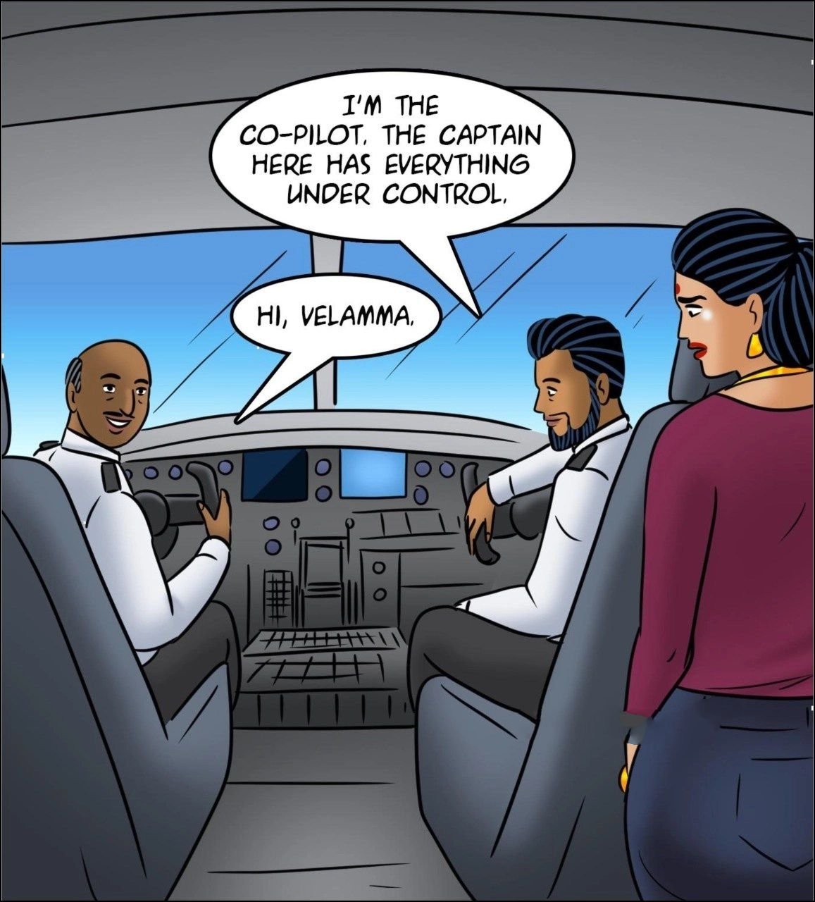 Velamma [Velamma] 123 . Velamma - Chapter 123 - Fear of Flying [Velamma] – page 84