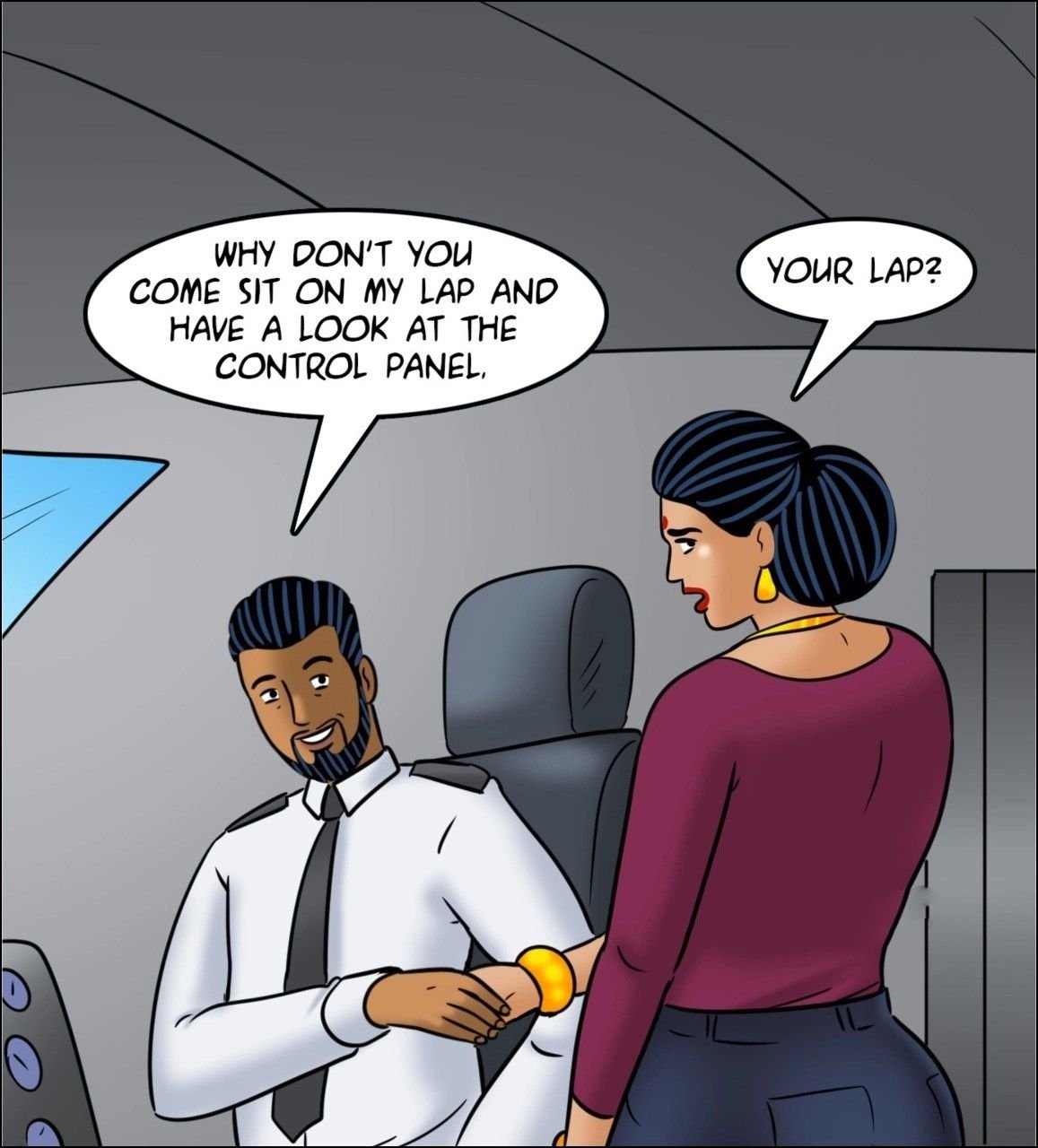 Velamma [Velamma] 123 . Velamma - Chapter 123 - Fear of Flying [Velamma] – page 85