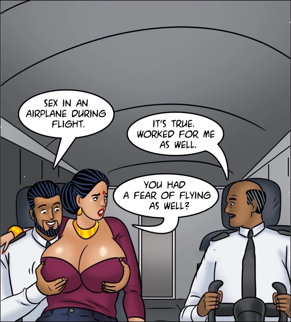 Velamma [Velamma] 123 . Velamma - Chapter 123 - Fear of Flying [Velamma] – page 90