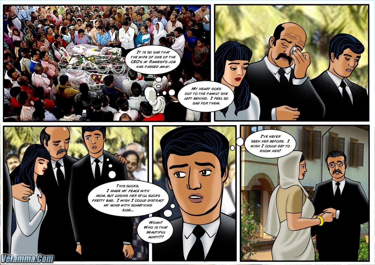 Velamma [Velamma] 33 . Velamma - Chapter 33 - The Funeral [Velamma] – page 2