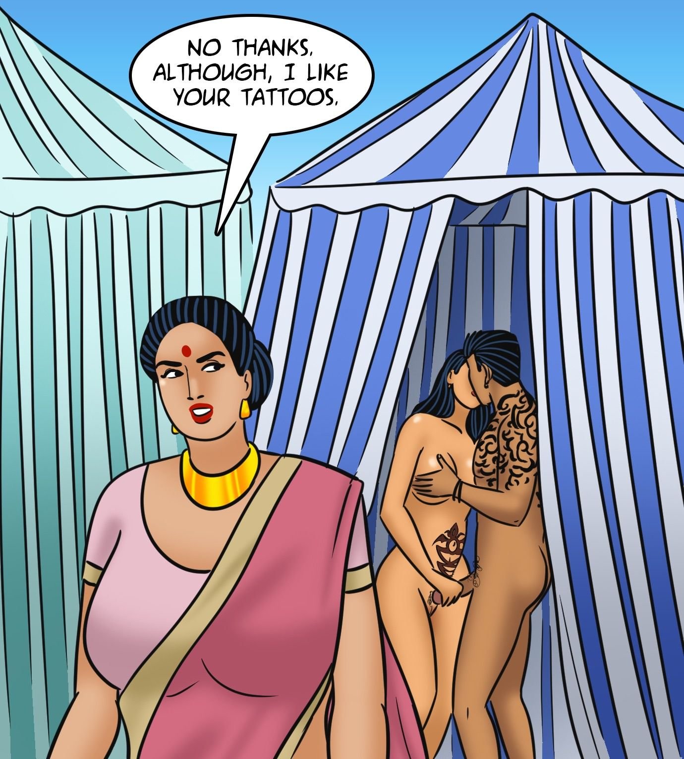 Velamma [Velamma] 122 . Velamma - Chapter 122 - Velamma Gets A Tattoo [Velamma] – page 22
