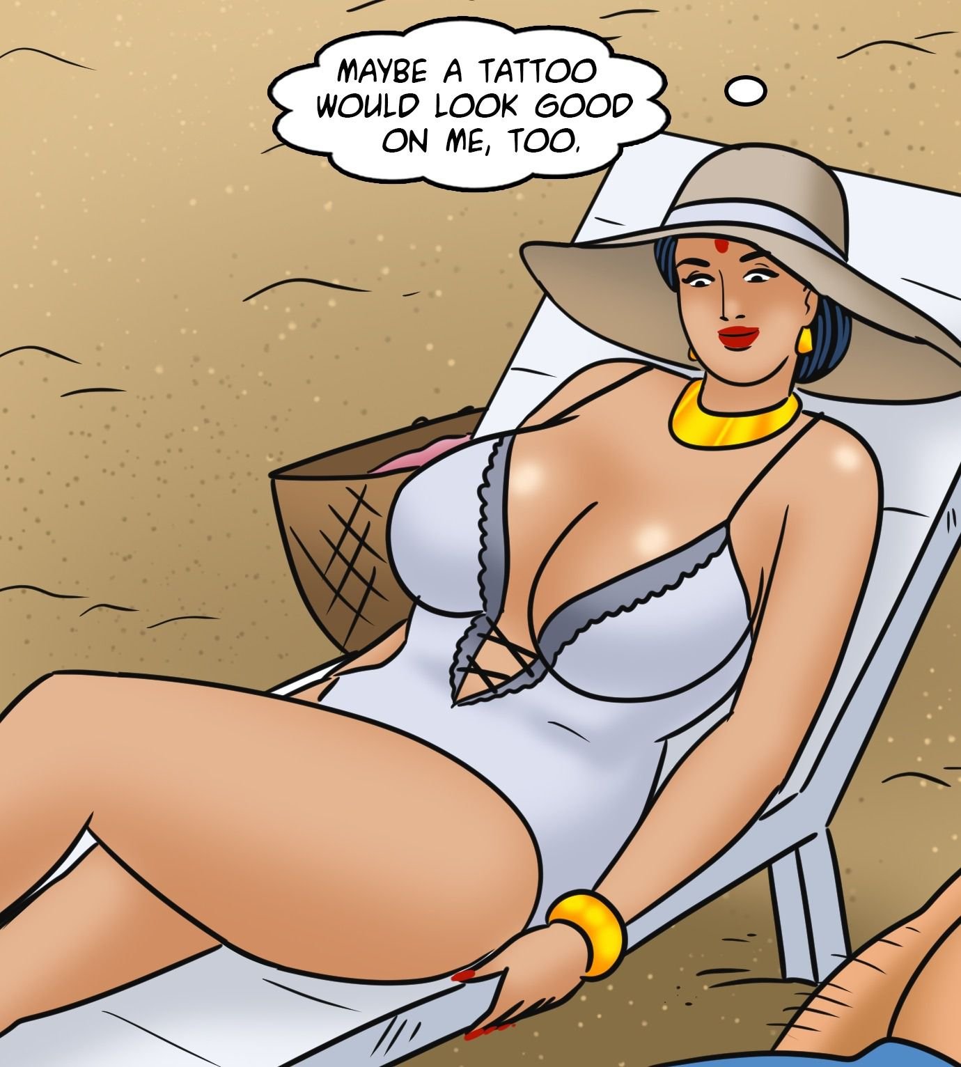 Velamma [Velamma] 122 . Velamma - Chapter 122 - Velamma Gets A Tattoo [Velamma] – page 28