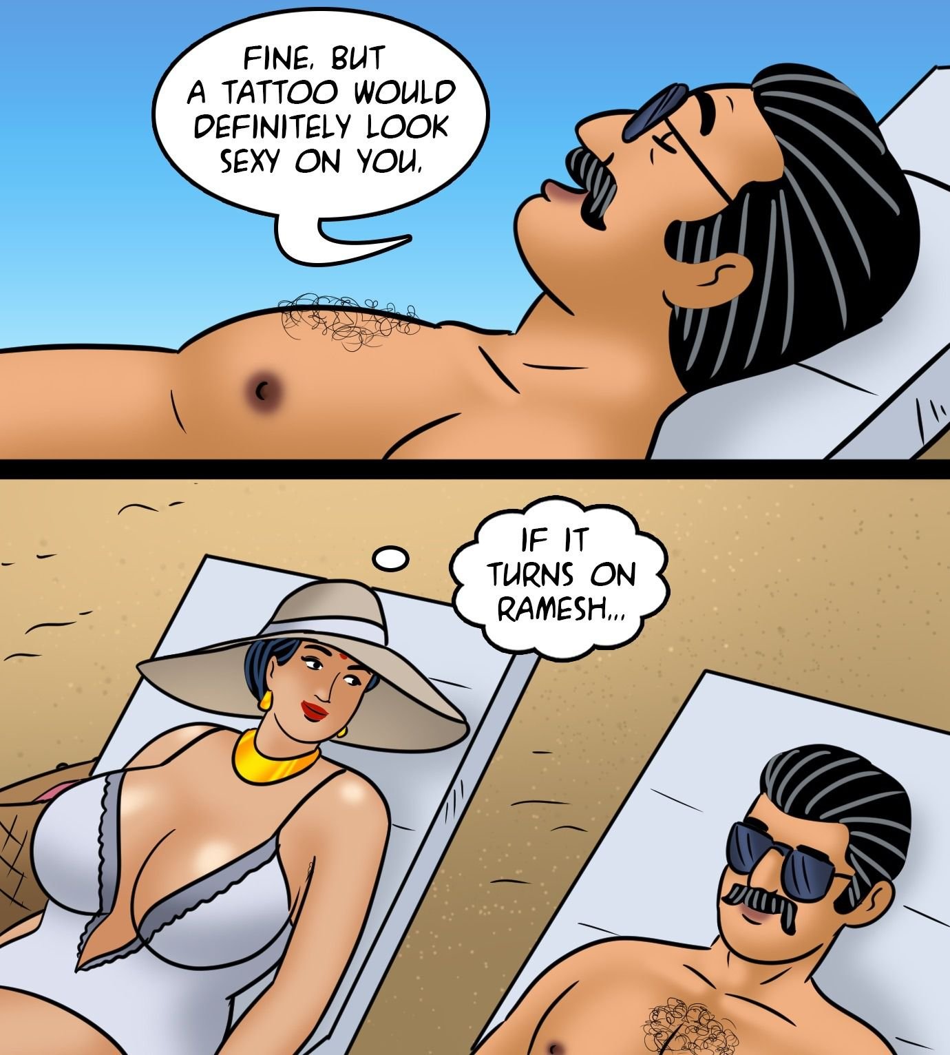 Velamma [Velamma] 122 . Velamma - Chapter 122 - Velamma Gets A Tattoo [Velamma] – page 34