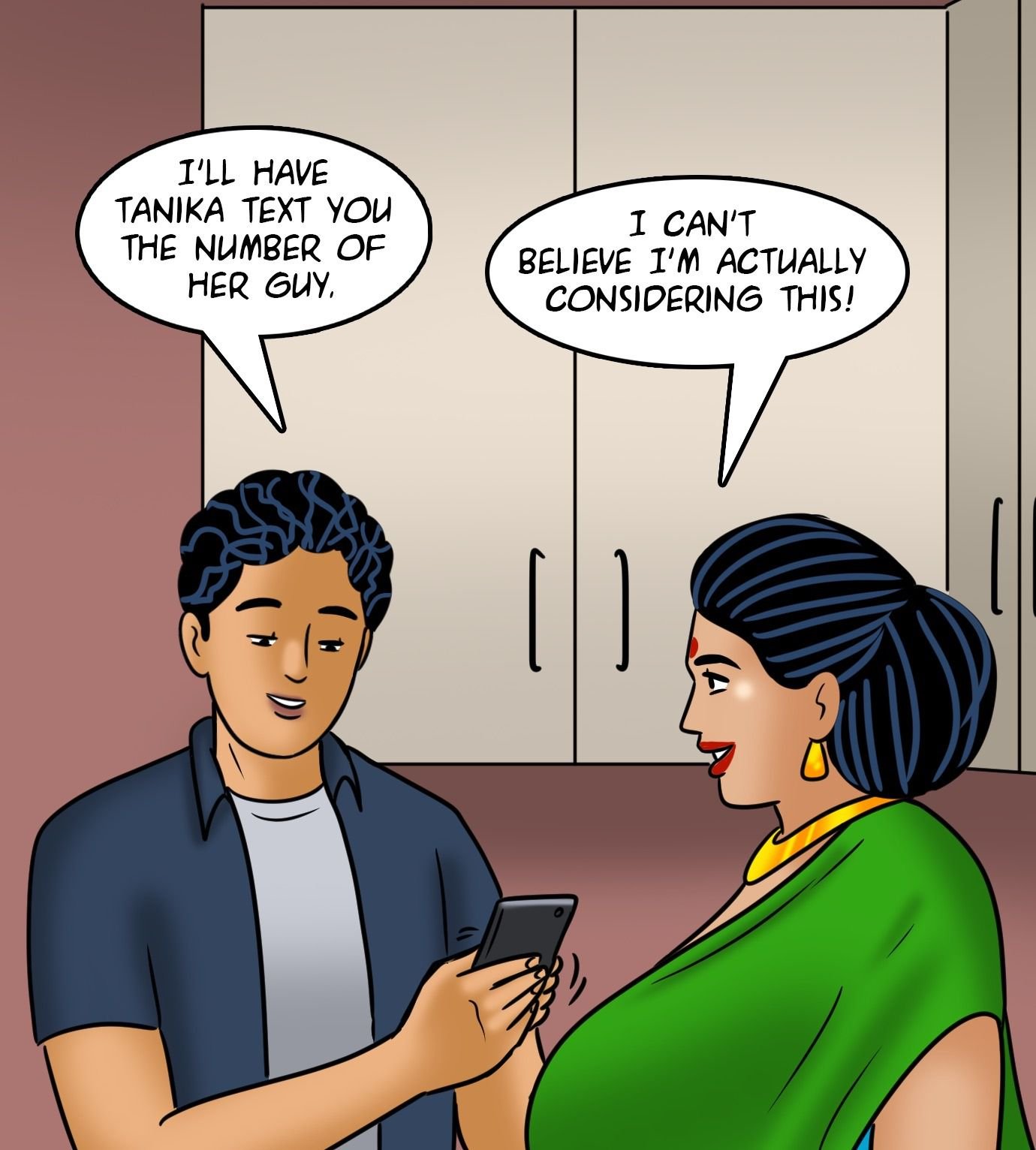 Velamma [Velamma] 122 . Velamma - Chapter 122 - Velamma Gets A Tattoo [Velamma] – page 43