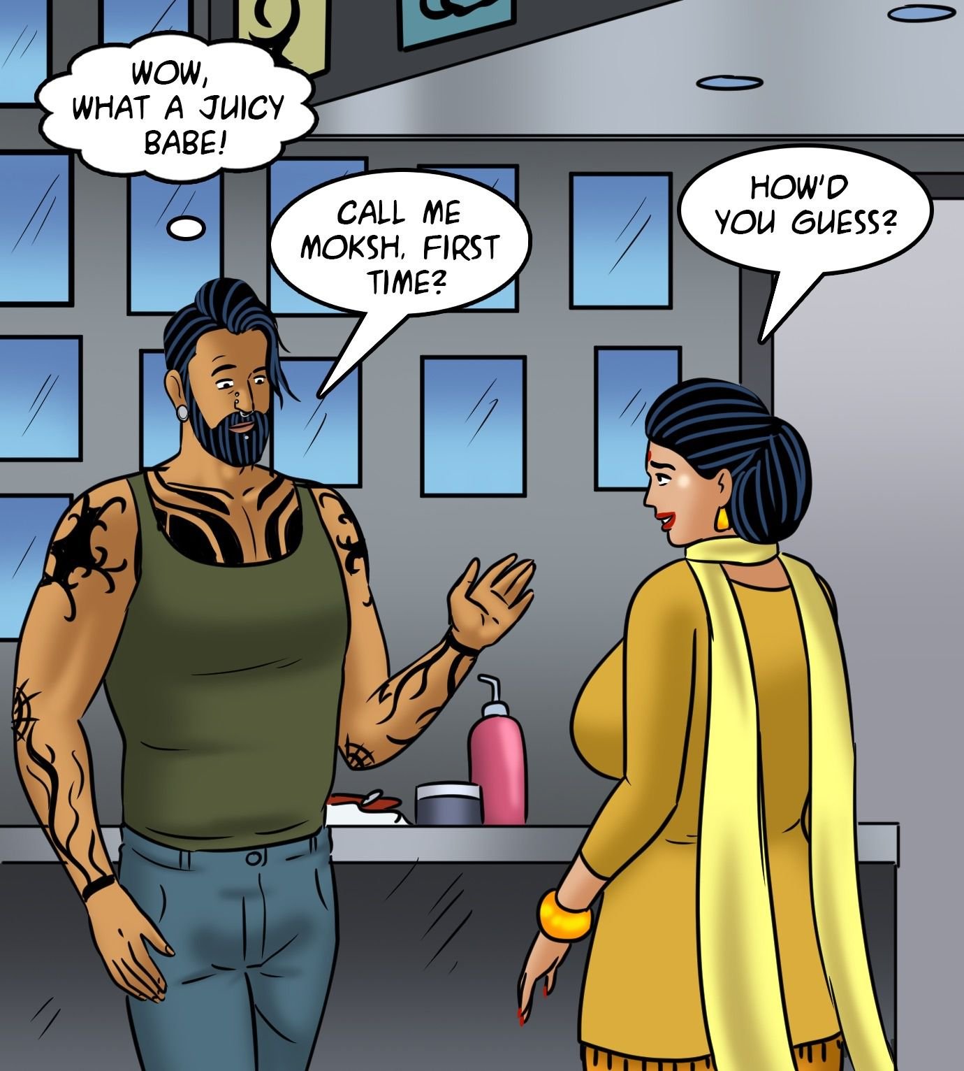 Velamma [Velamma] 122 . Velamma - Chapter 122 - Velamma Gets A Tattoo [Velamma] – page 46