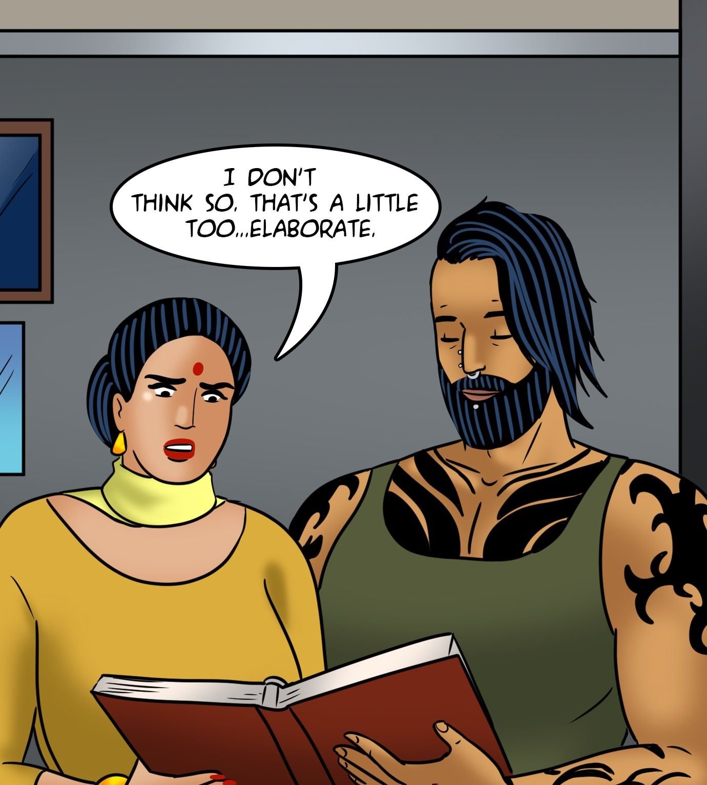 Velamma [Velamma] 122 . Velamma - Chapter 122 - Velamma Gets A Tattoo [Velamma] – page 56
