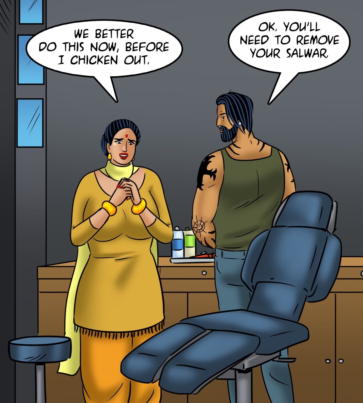 Velamma [Velamma] 122 . Velamma - Chapter 122 - Velamma Gets A Tattoo [Velamma] – page 62
