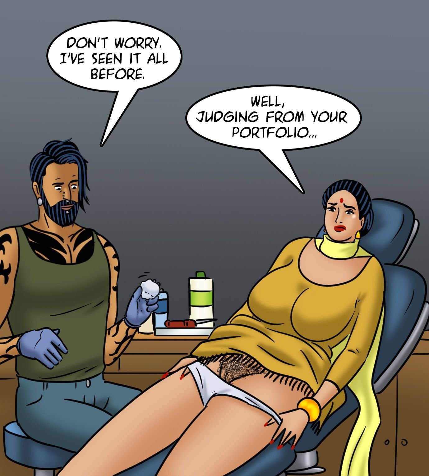 Velamma [Velamma] 122 . Velamma - Chapter 122 - Velamma Gets A Tattoo [Velamma] – page 66