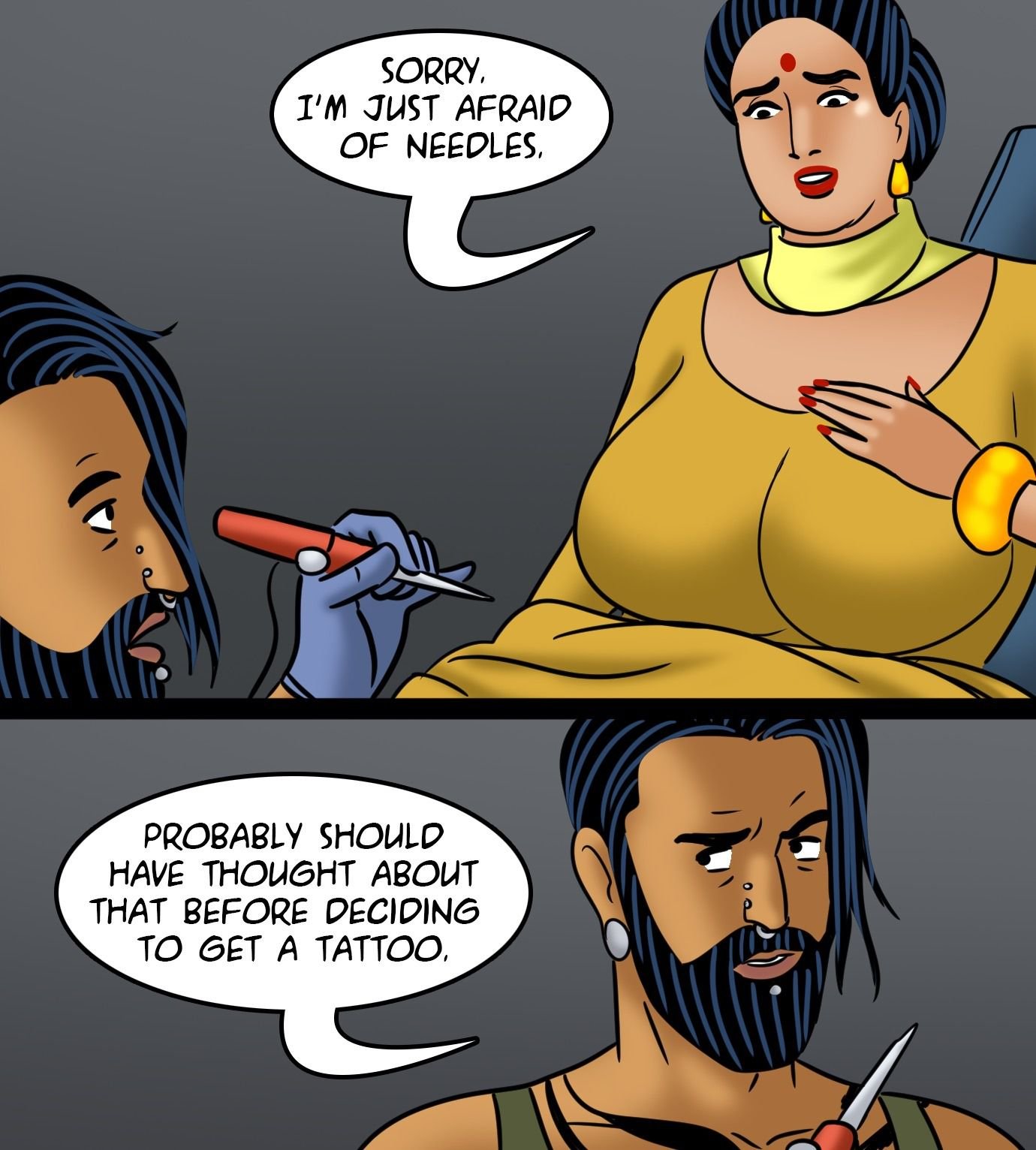 Velamma [Velamma] 122 . Velamma - Chapter 122 - Velamma Gets A Tattoo [Velamma] – page 73