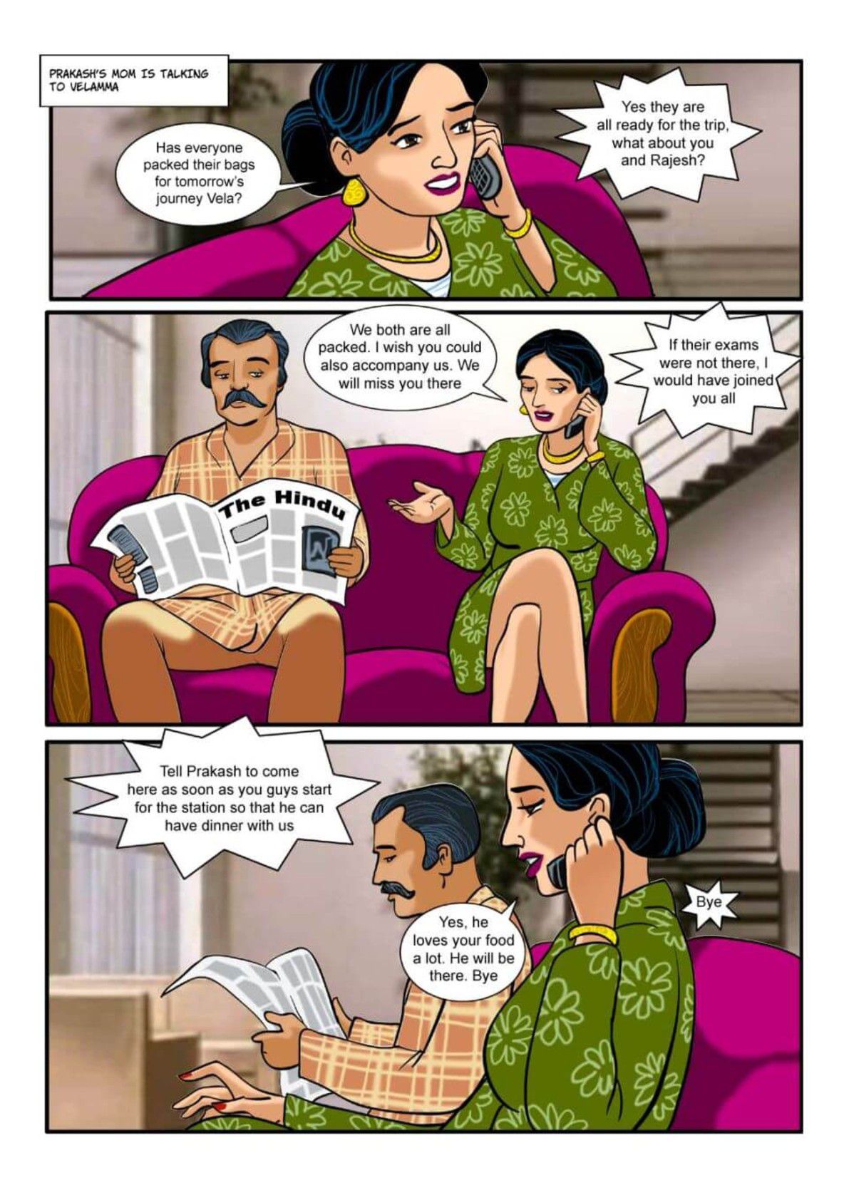 Velamma [Velamma] 1 . Velamma - Chapter 1 - The Beginning [Velamma] – page 2