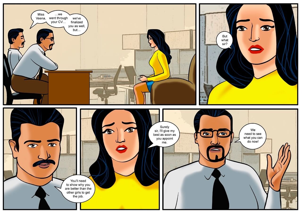 Velamma [Velamma] 15 . Velamma - Chapter 15 - The First Interview! [Velamma] – page 5