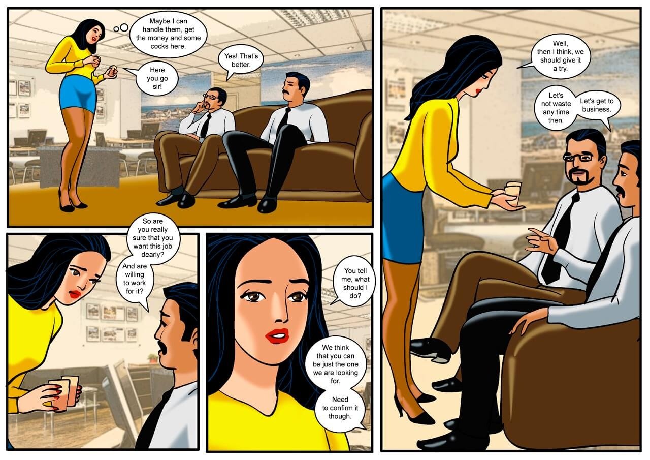 Velamma [Velamma] 15 . Velamma - Chapter 15 - The First Interview! [Velamma] – page 8