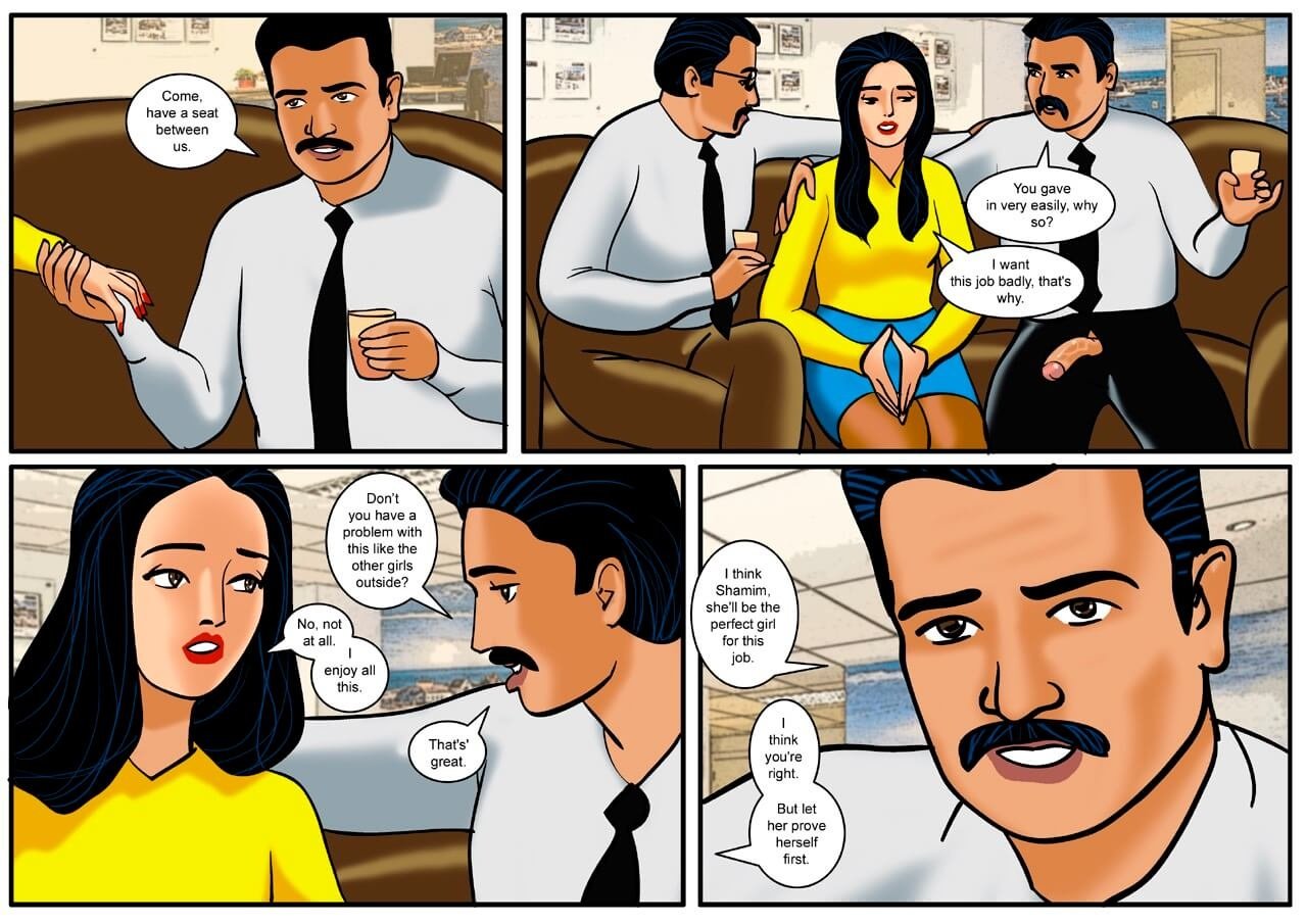 Velamma [Velamma] 15 . Velamma - Chapter 15 - The First Interview! [Velamma] – page 9