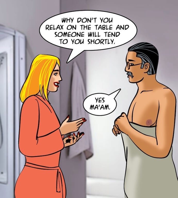 Velamma [Velamma] 83 . Velamma - Chapter 83 - Spa Day [Velamma] – page 57