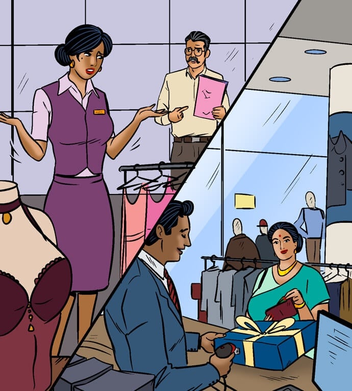Velamma [Velamma] 99.5 . Velamma - Hindi - Chapter 99 - झगड़े कि सुलह [Velamma] – page 87
